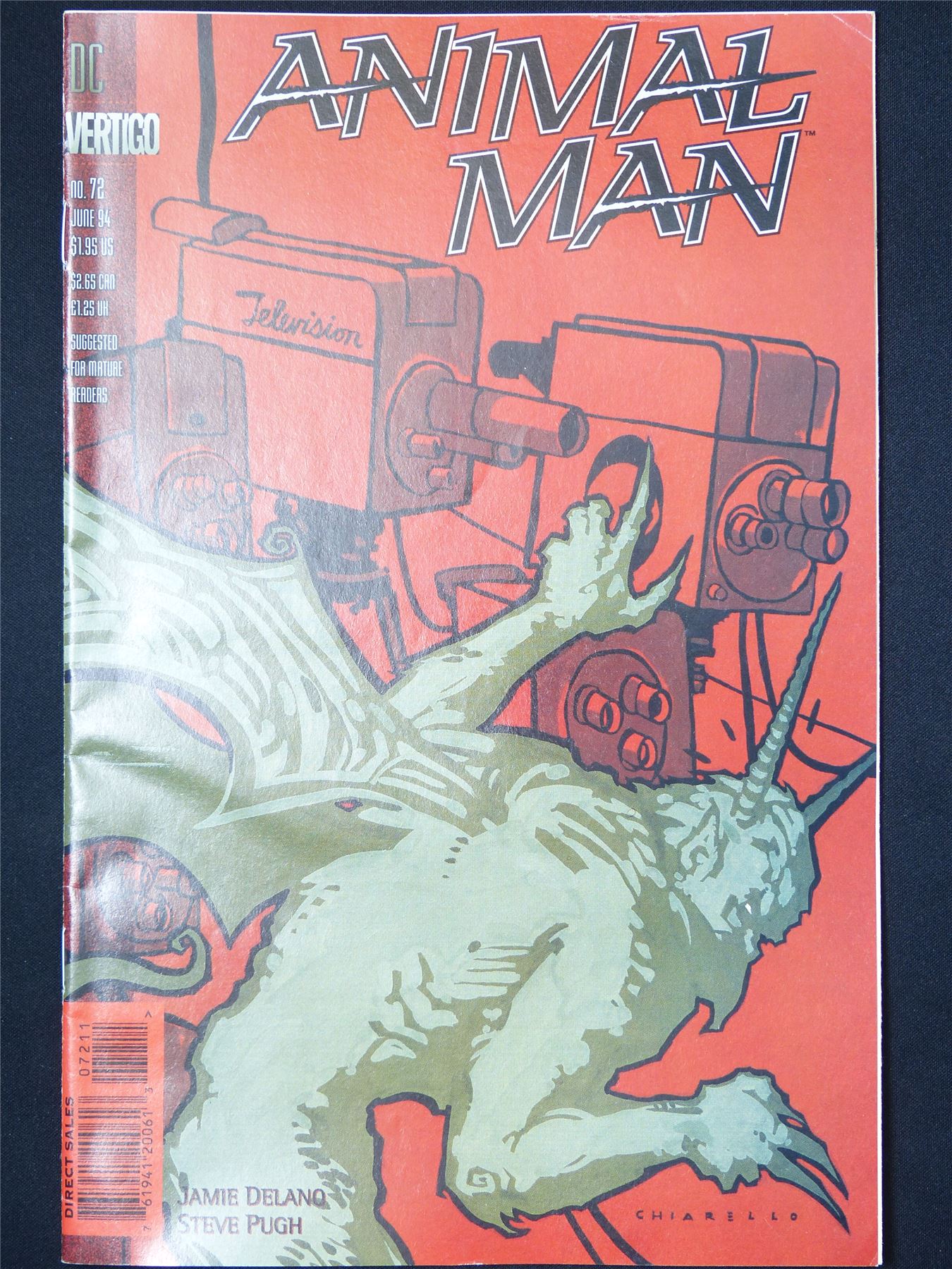 ANIMAL Man #72 - DC Vertigo Comic #173