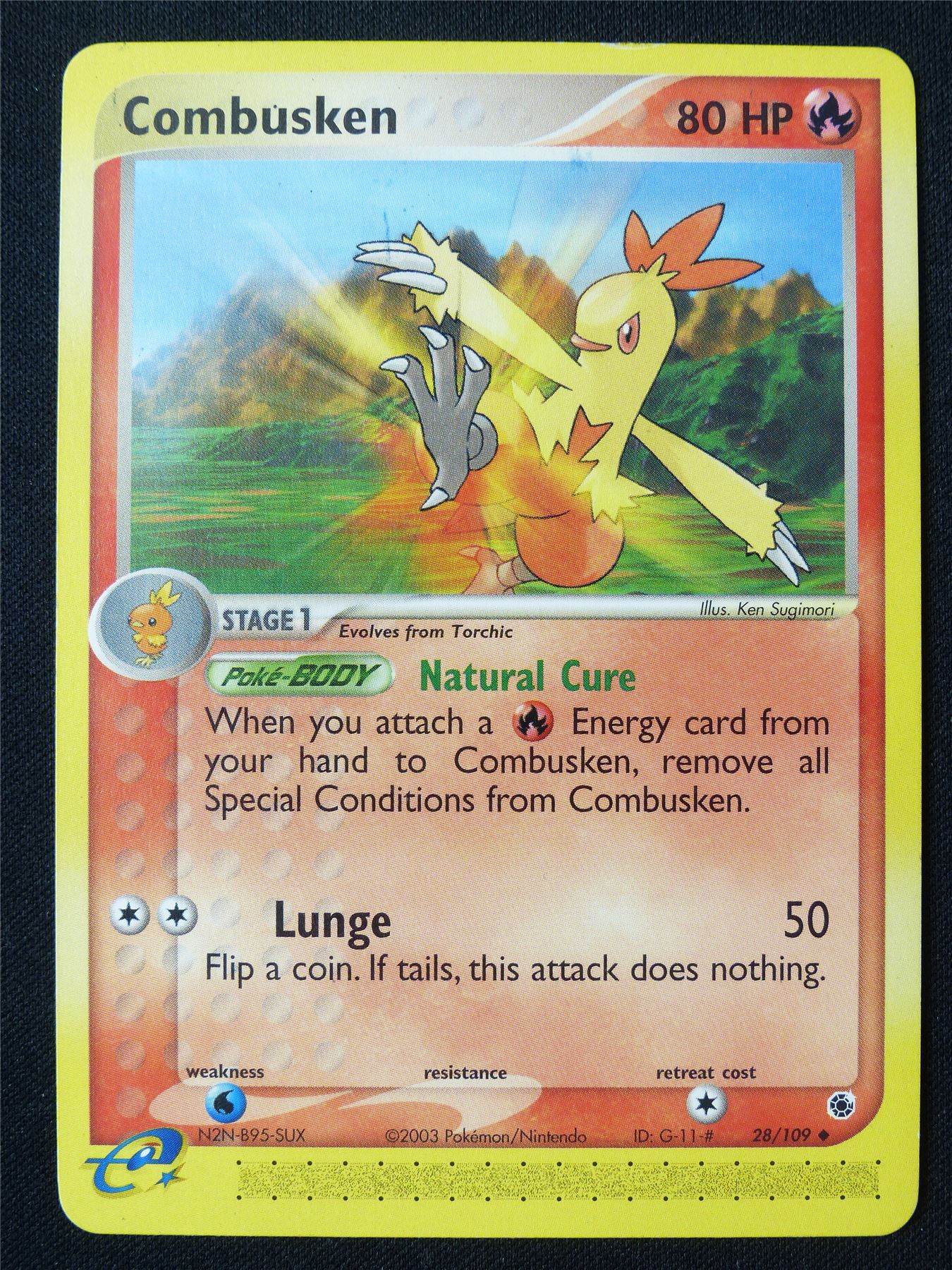 Combusken 28/109 - Pokemon Card #1DE Archeron Combusken 28/109 - Pokemon Card #1DE Archeron