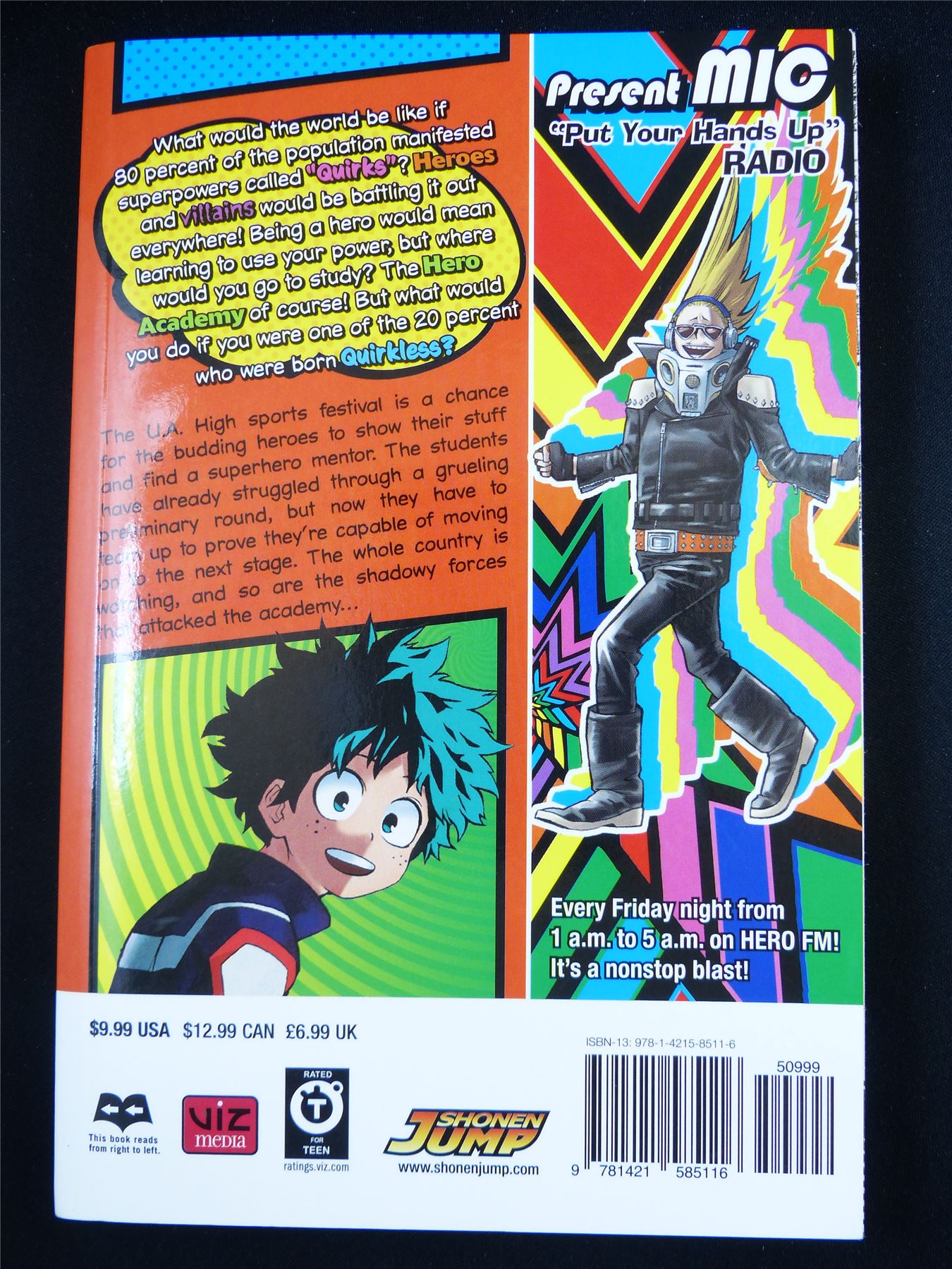 MY Hero Academia volume 4 - Shonen Jump Manga #1WA