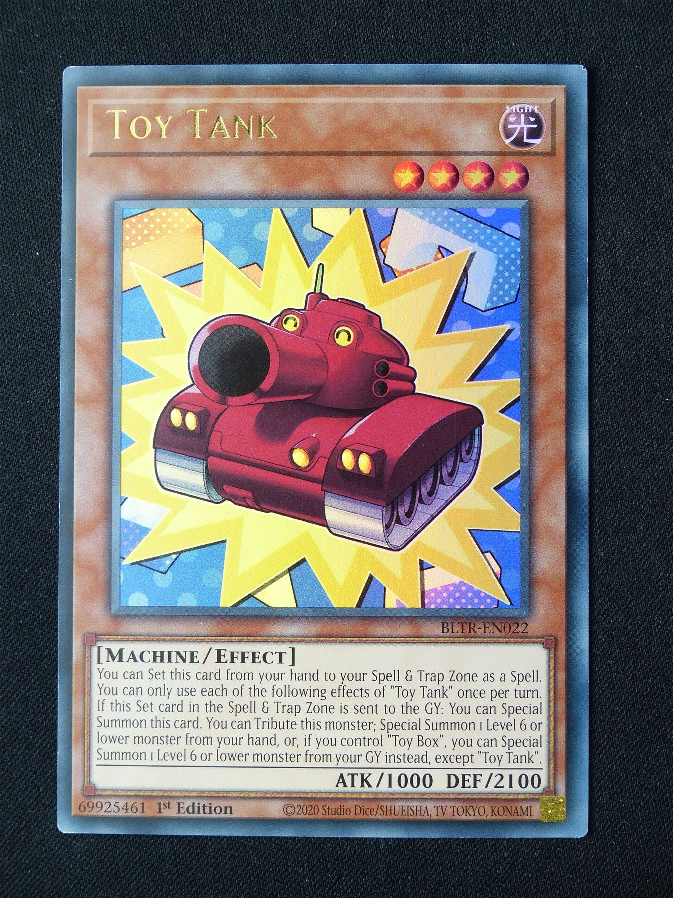Toy Tank BLTR Ultra Rare - 1st ed Yugioh Card #89O