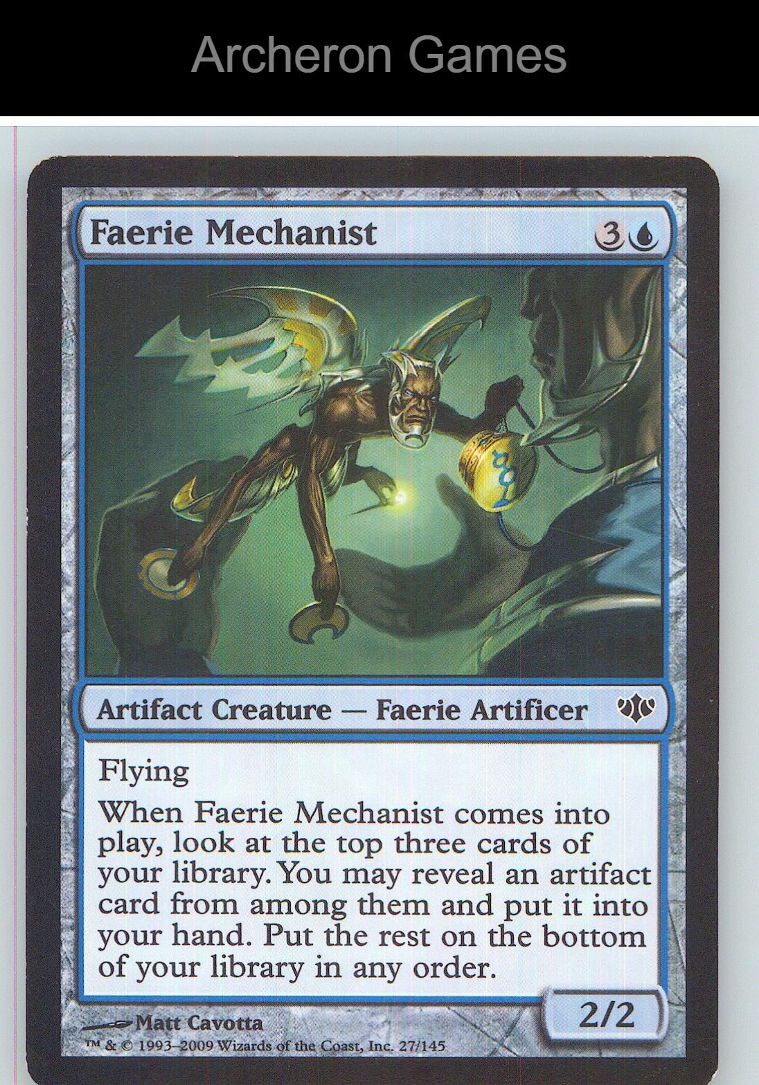 Faerie Mechanist CON 27 C MTG Card NM/EX+