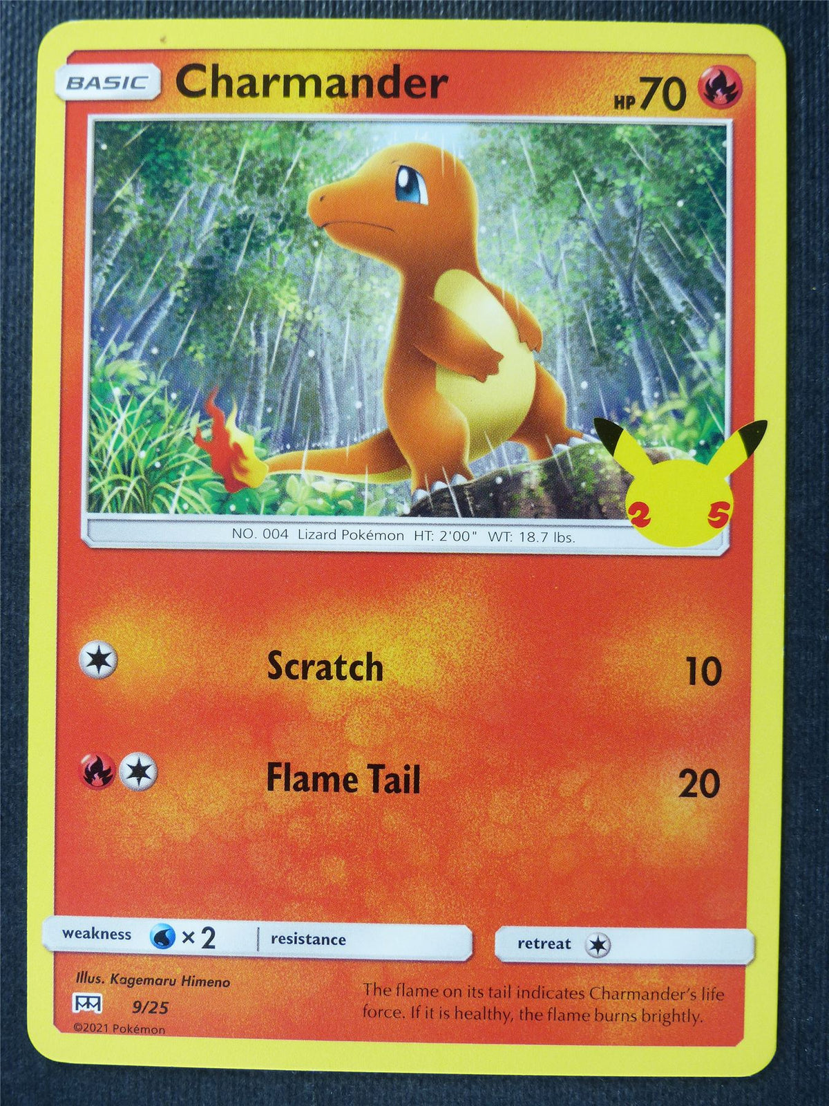 Charmander 9/25 McDonalds Promo - Pokemon Card #3M6