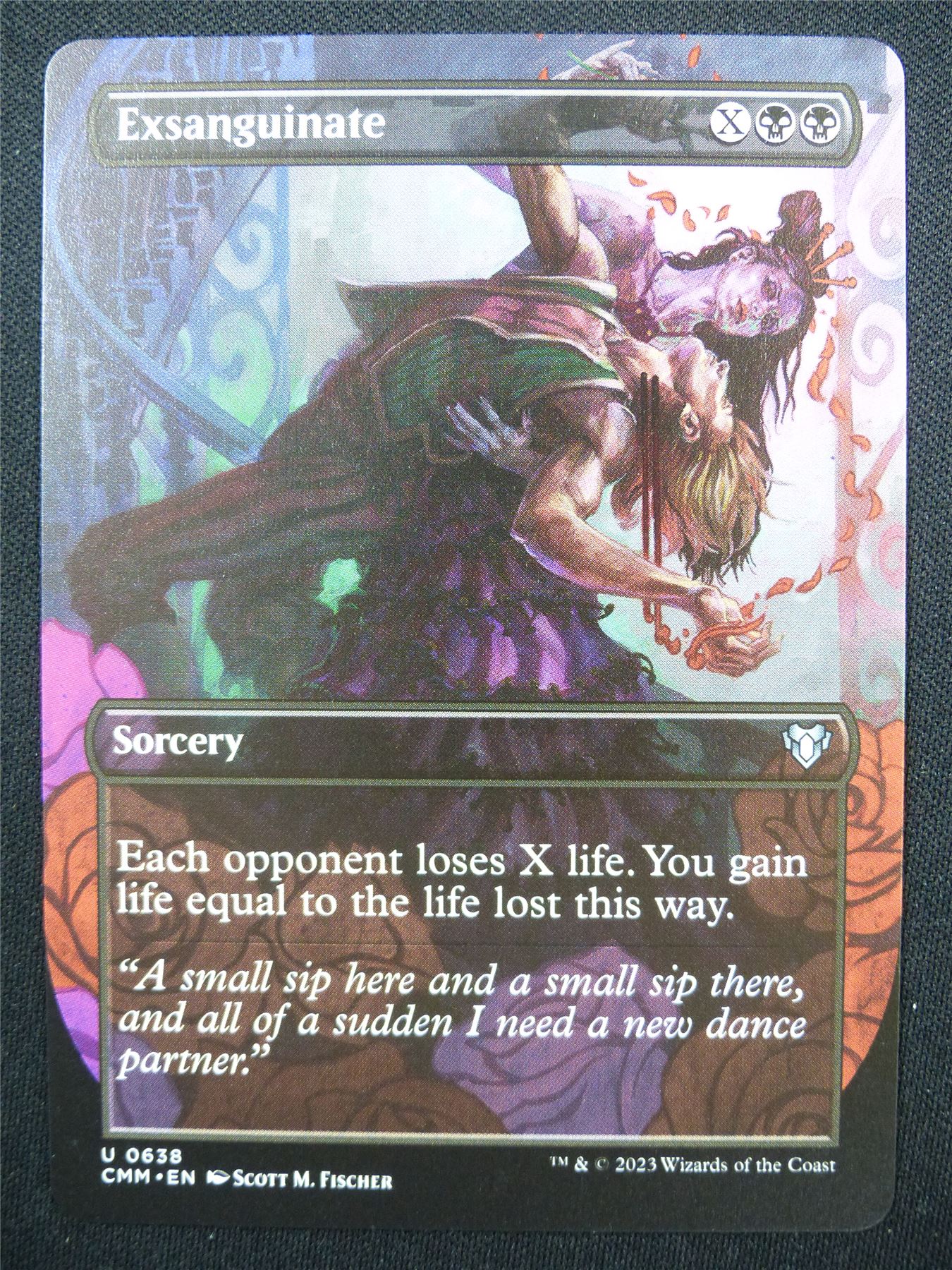 Exsanguinate Borderless - CMM - Mtg Card #2C1