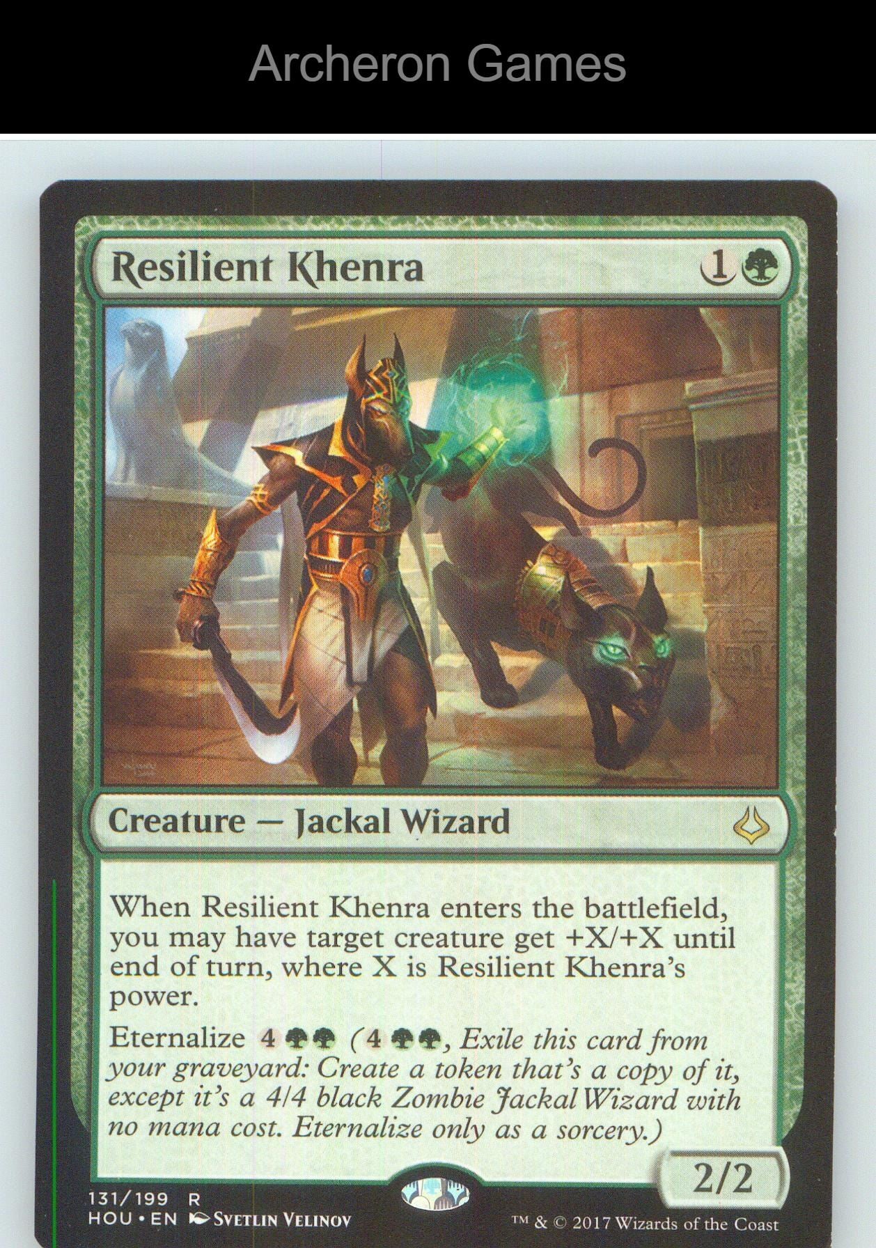 Resilient Khenra HOU 131 R MTG Card NM/EX+