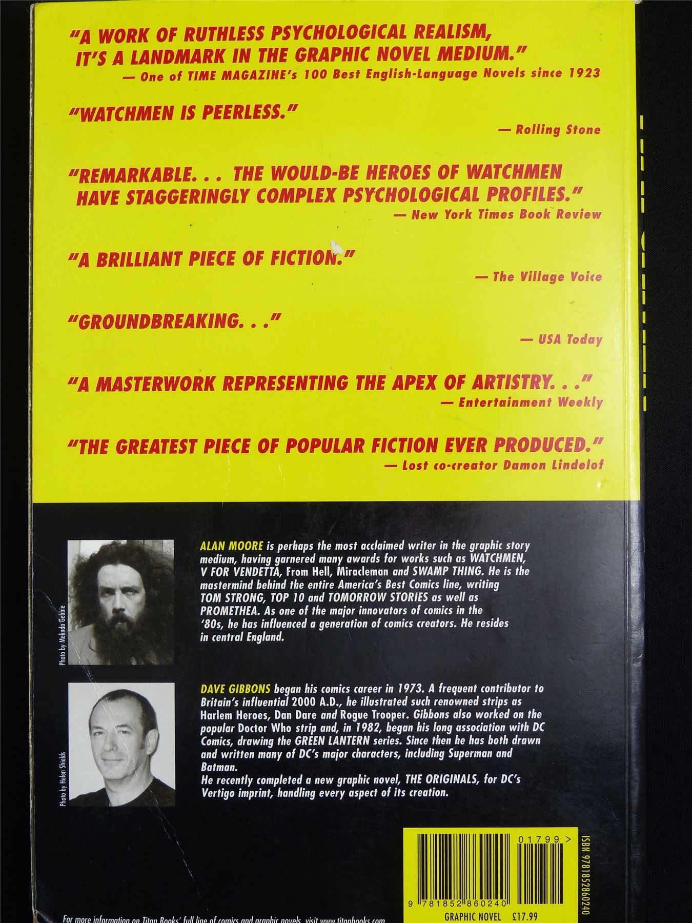 Watchmen by Alan Moore - DC Graphic Softback #2PX