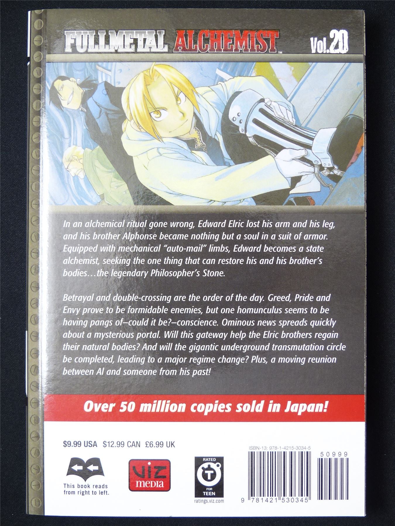 Full Metal Alchemist Volume 20 - Viz Media Manga #1AK