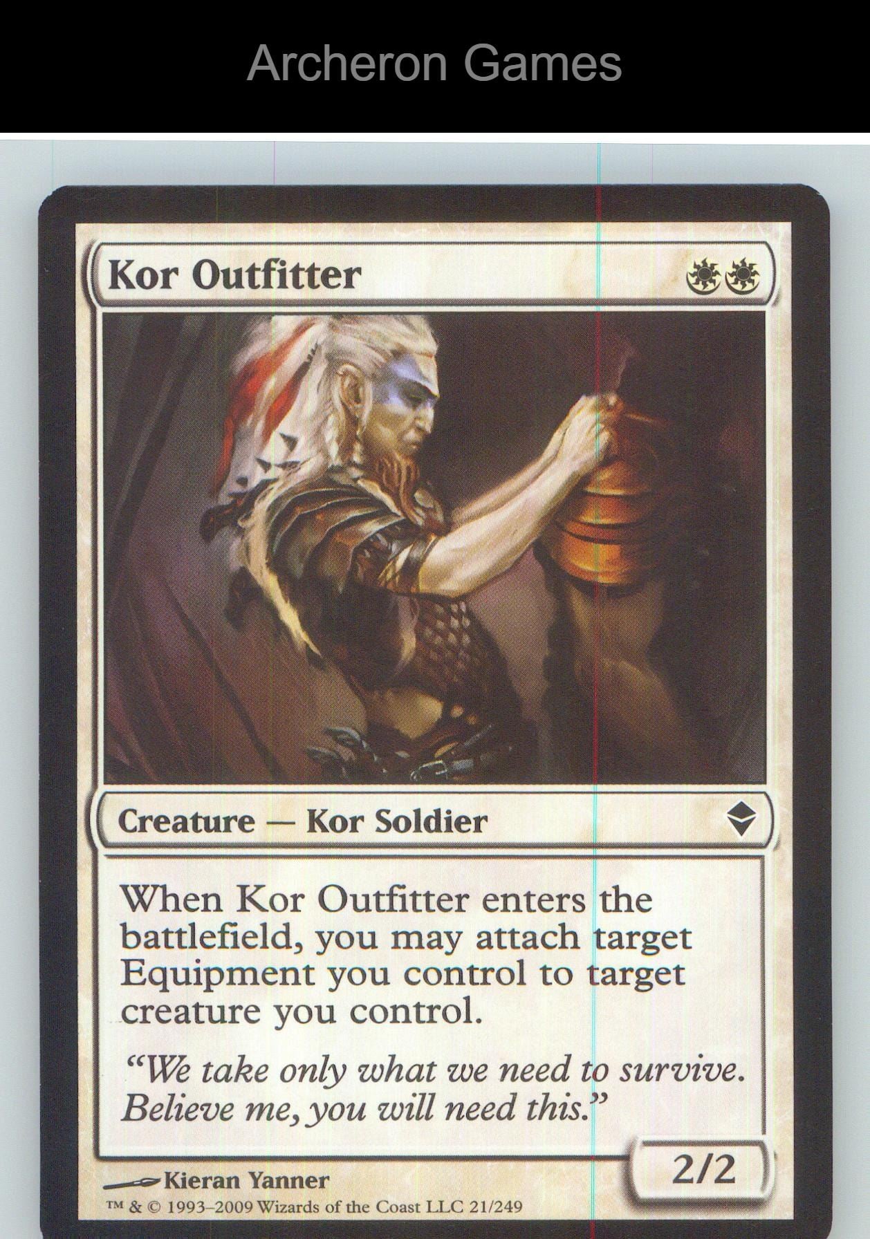 Kor Outfitter ZEN 21 C MTG Card NM/EX+