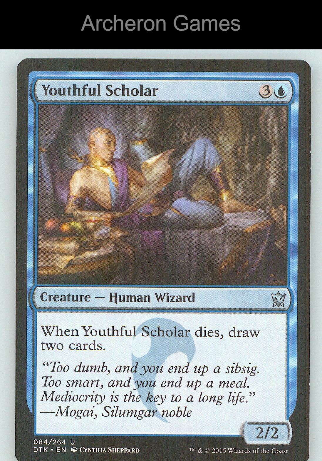Youthful Scholar DTK 84 UC MTG Card NM/EX+
