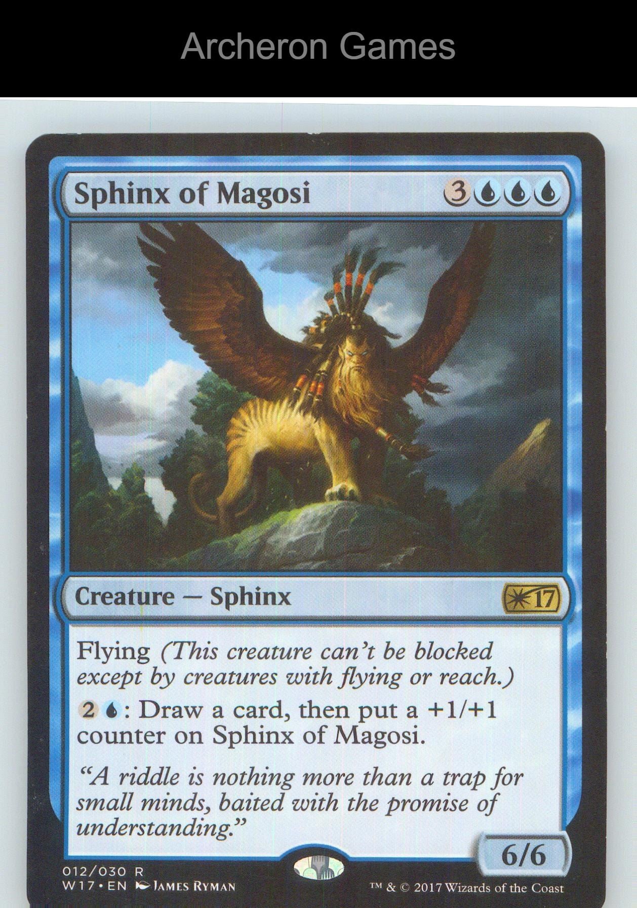 Sphinx of Magosi W17 12 R MTG Card NM/EX+