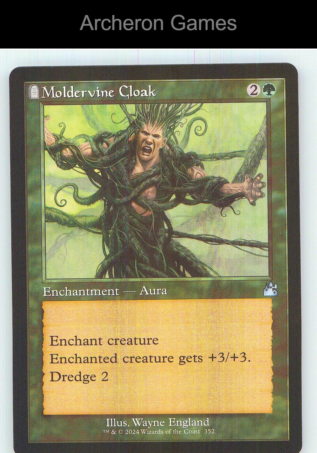 Moldervine Cloak (Retro Frame) RVR 352 UC MTG Card NM/EX+