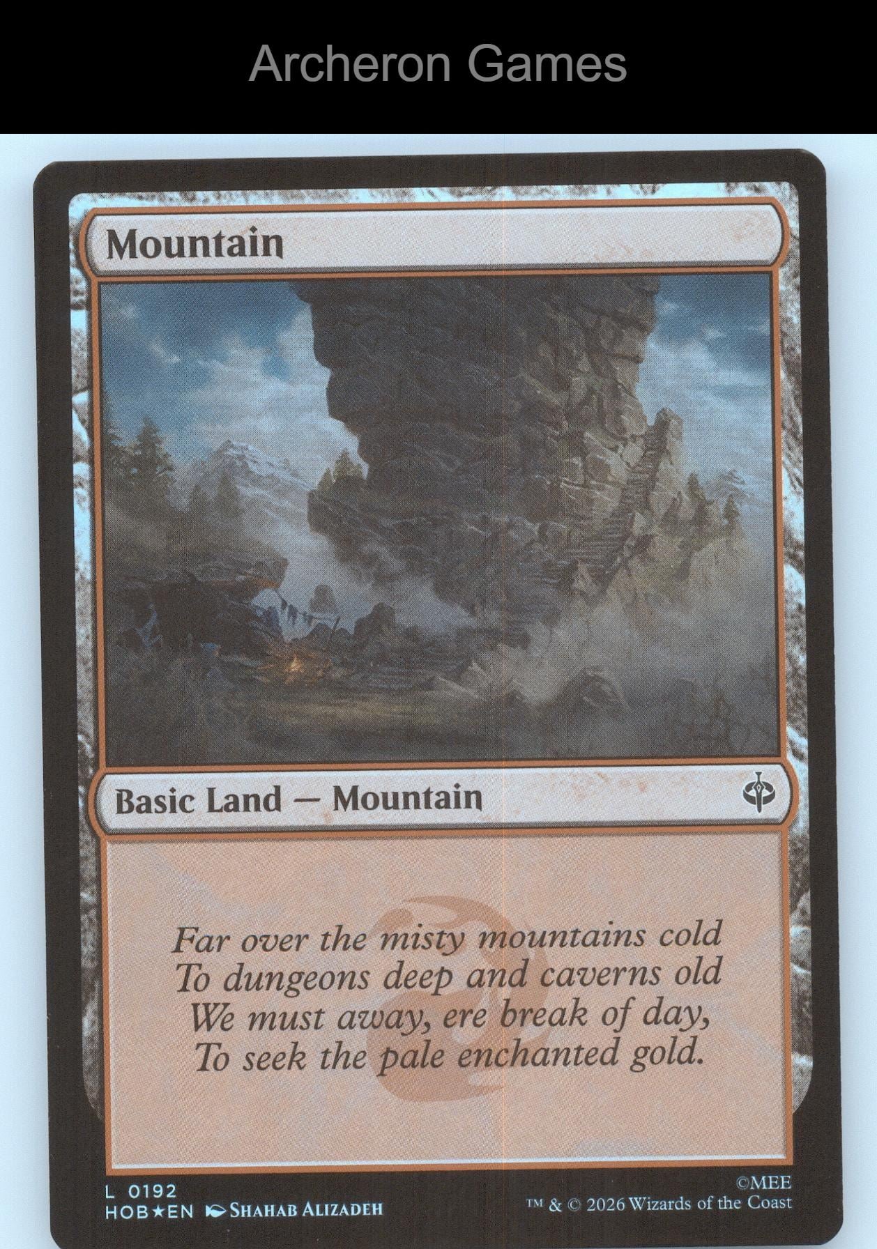 Mountain (0192) HOB 192 Land MTG Card The Hobbit