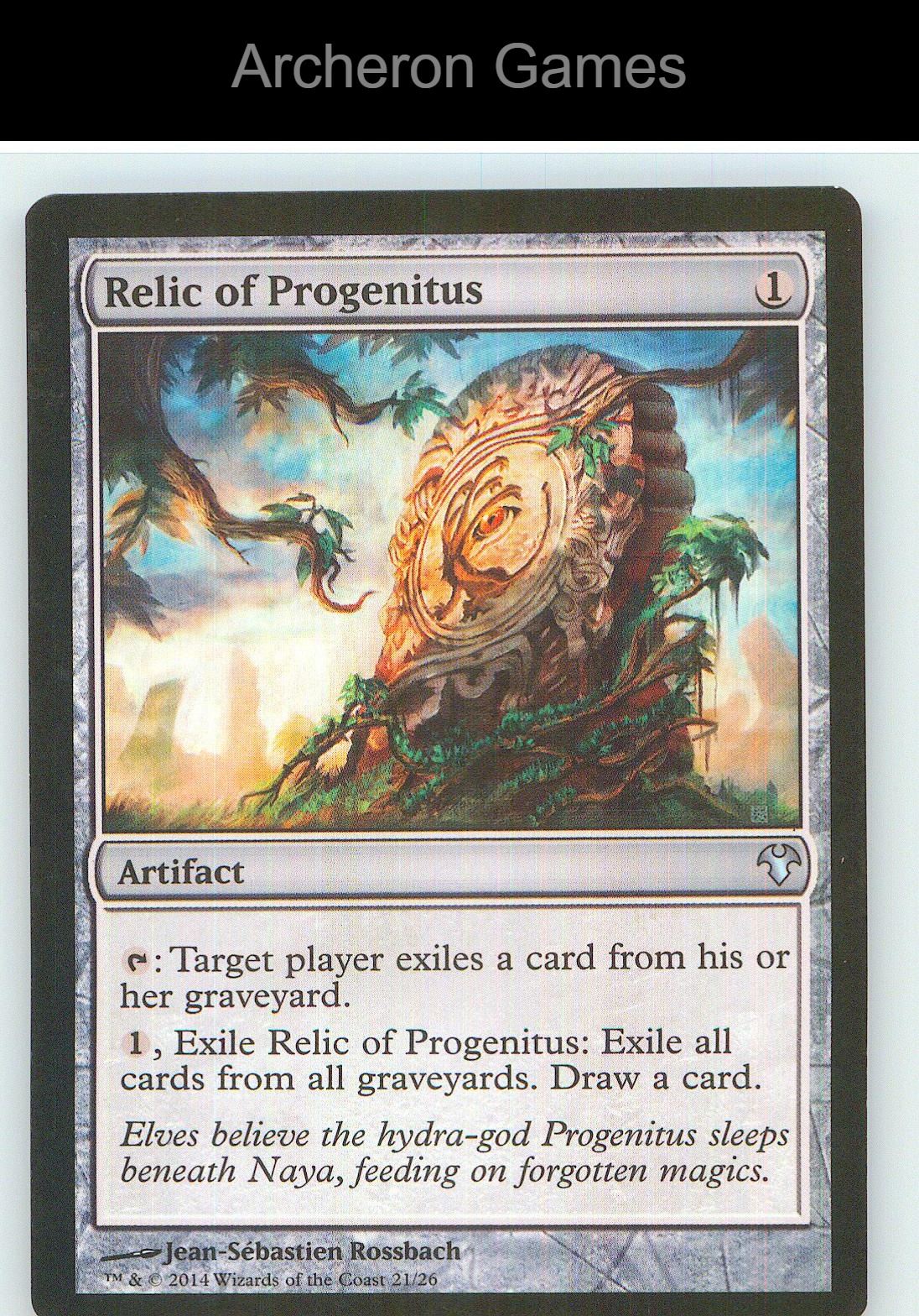Relic of Progenitus MD1 21 UC MTG Card NM/EX+