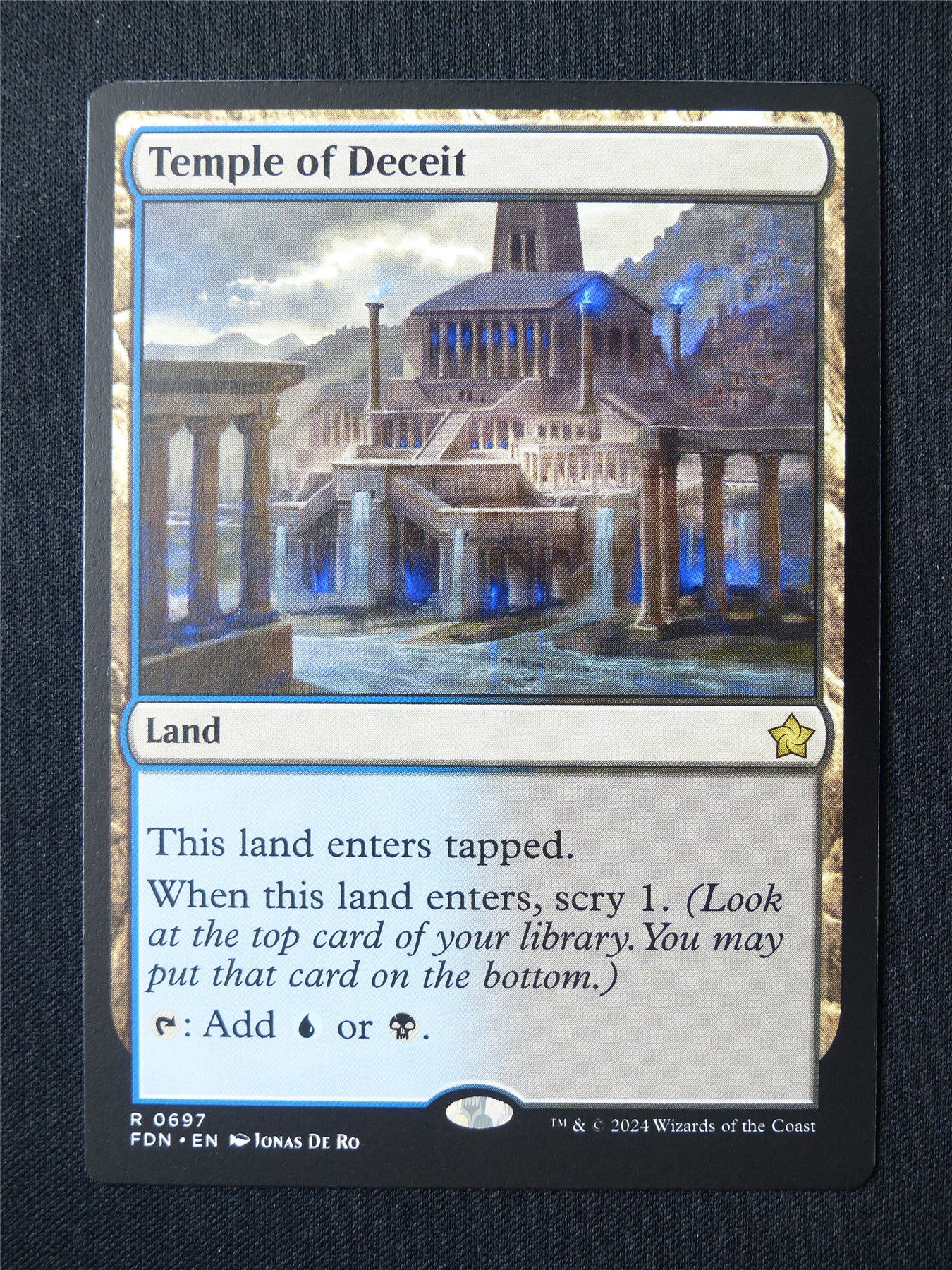 Temple of Deceit - FDN - Mtg Card #587