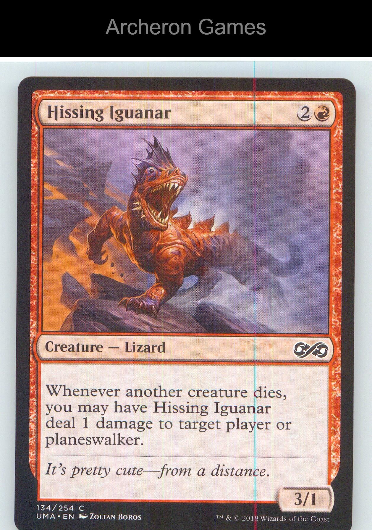 Hissing Iguanar UMA 134 C MTG Card NM/EX+