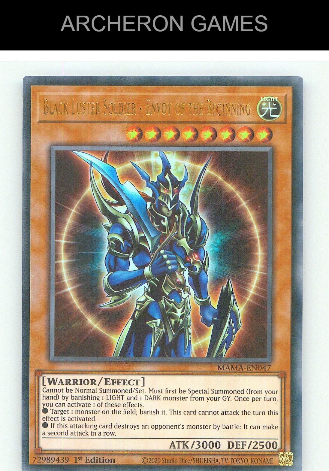 Black Luster Soldier - Envoy of the Beginning Ultra Rare YUGIOH Card Unlimited