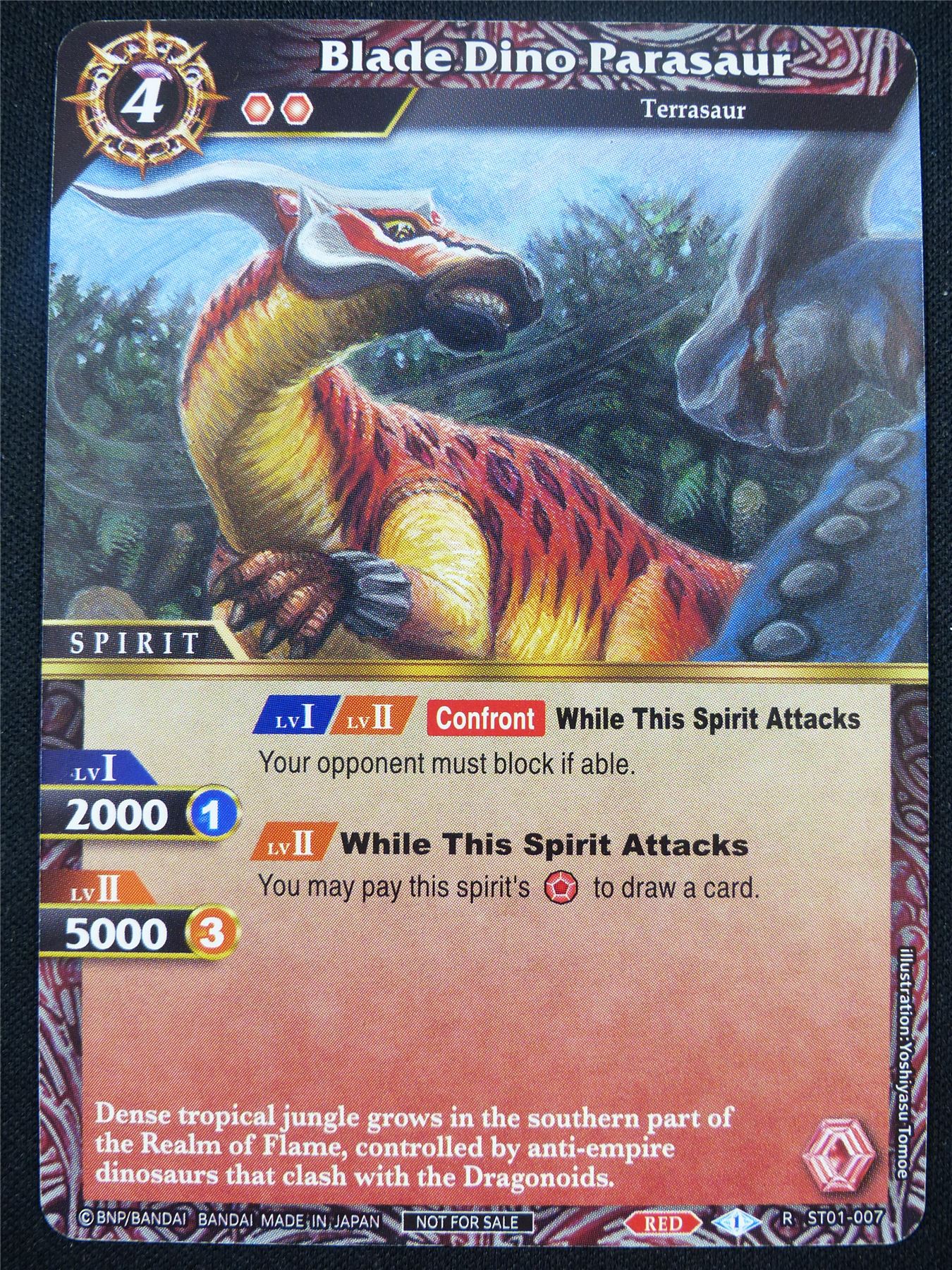 Blade Dino Parasaur ST01-007 - Battle Spirit Saga Card #AN