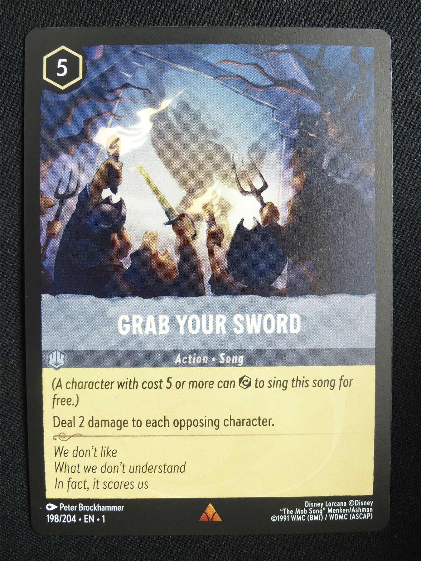 Grab Your Sword 198/204 - Lorcana Card #18B