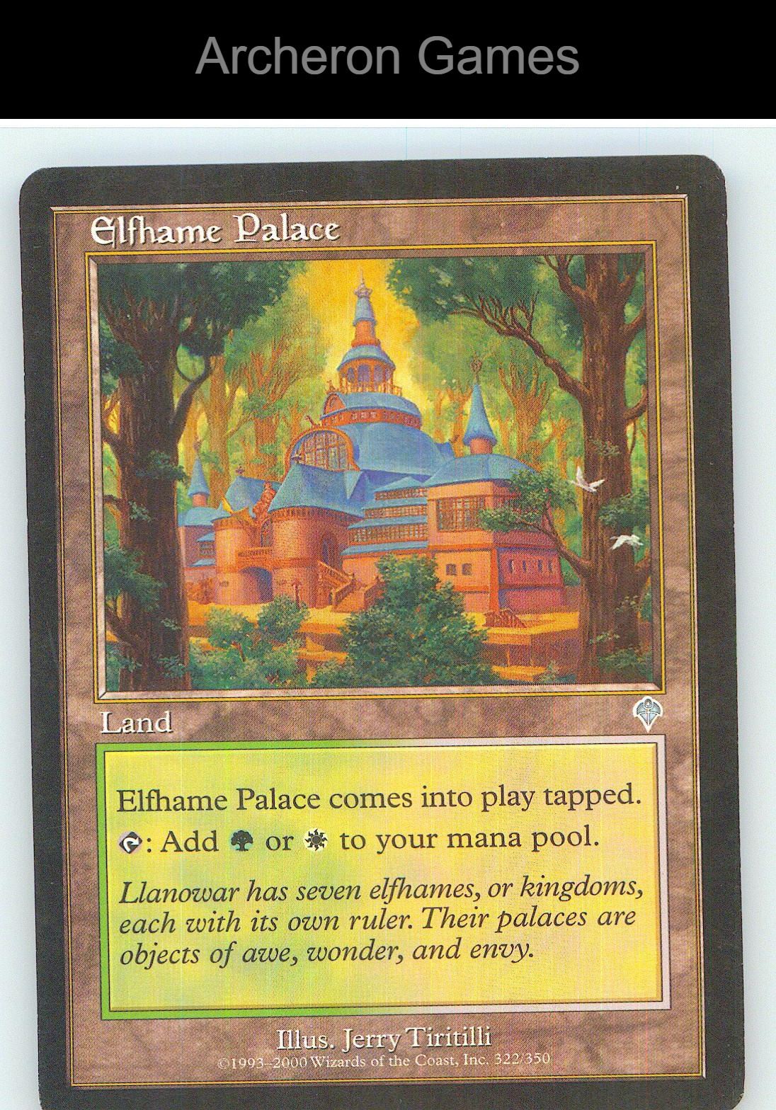 Elfhame Palace INV 322 UC MTG Card NM/EX+