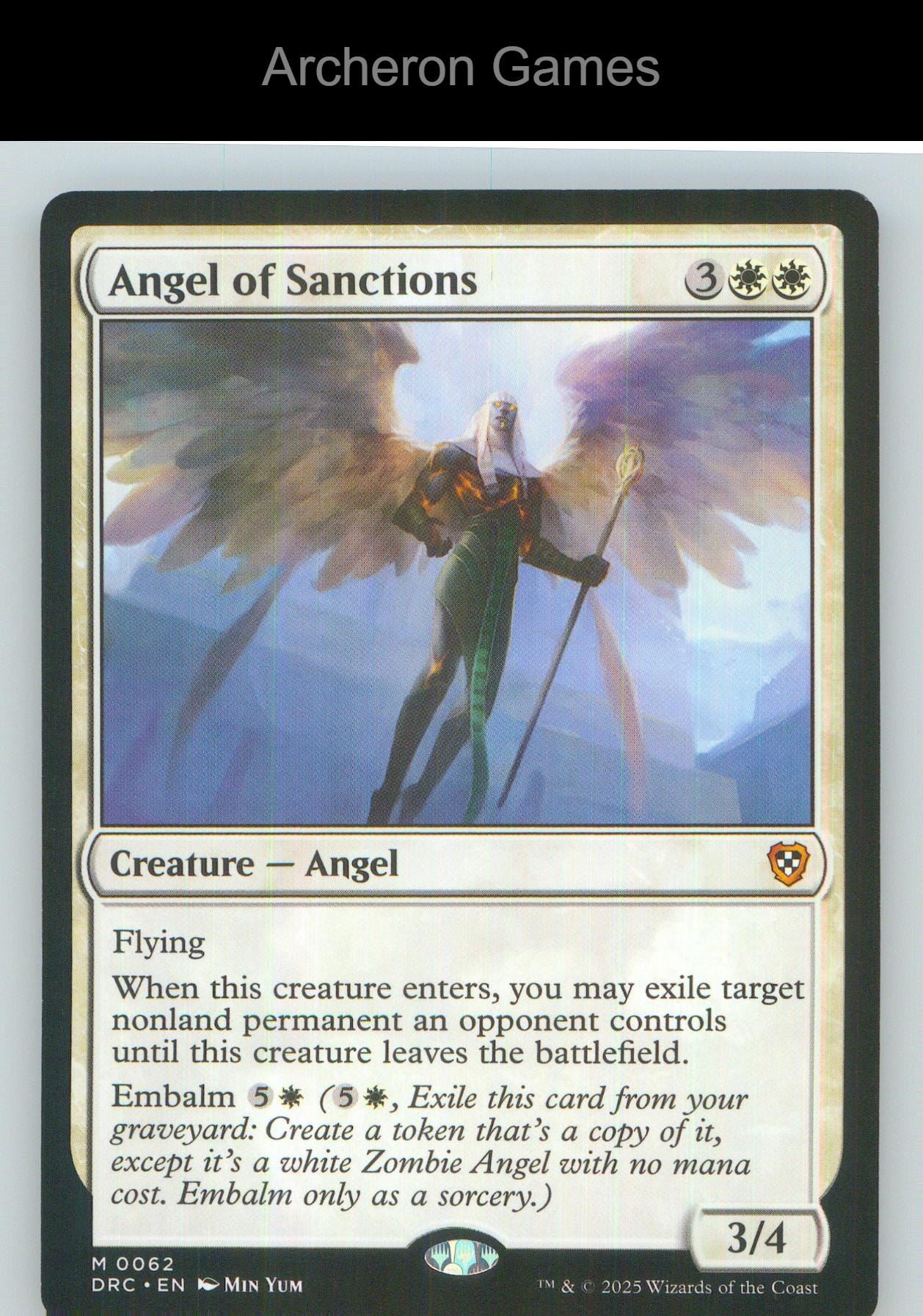 Angel of Sanctions 62 Mythic MTG Card NM/EX+