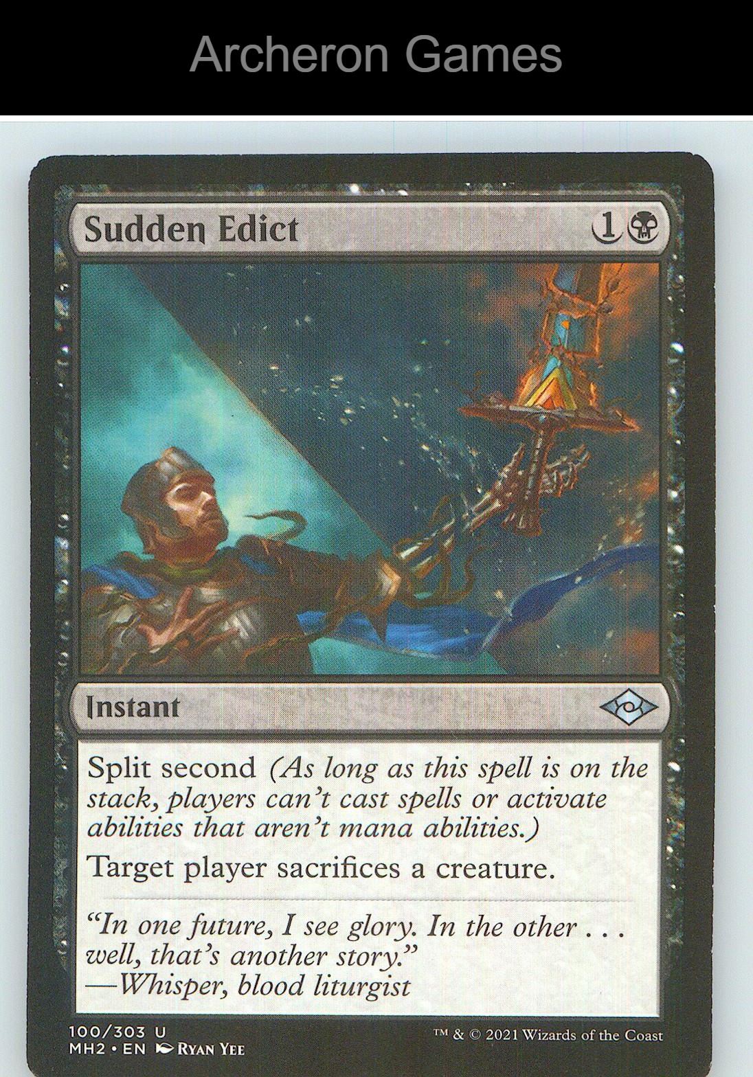 Sudden Edict MH2 100 UC MTG Card NM/EX+