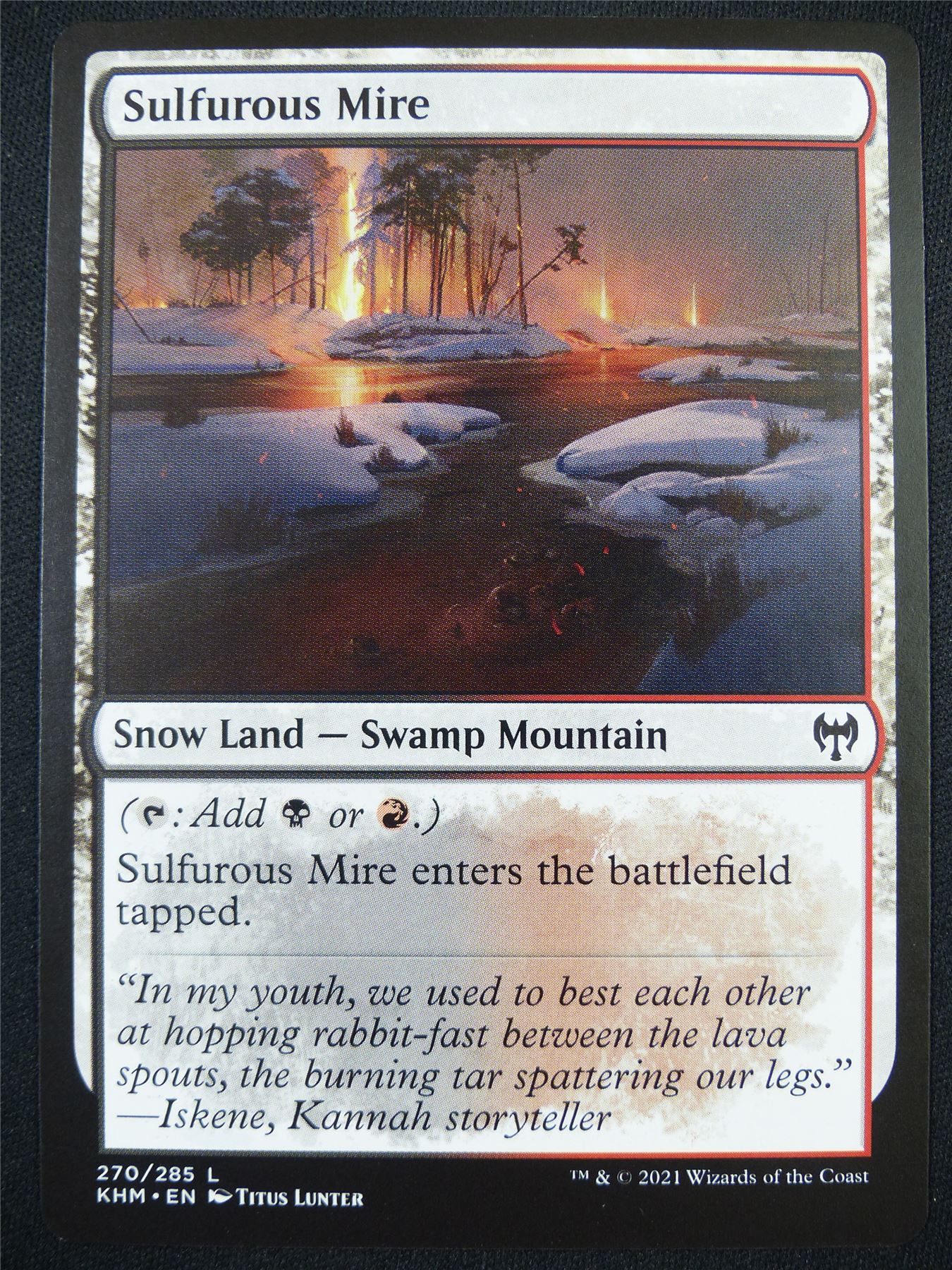 Sulfurous Mire - KHM - Mtg Card #5CN