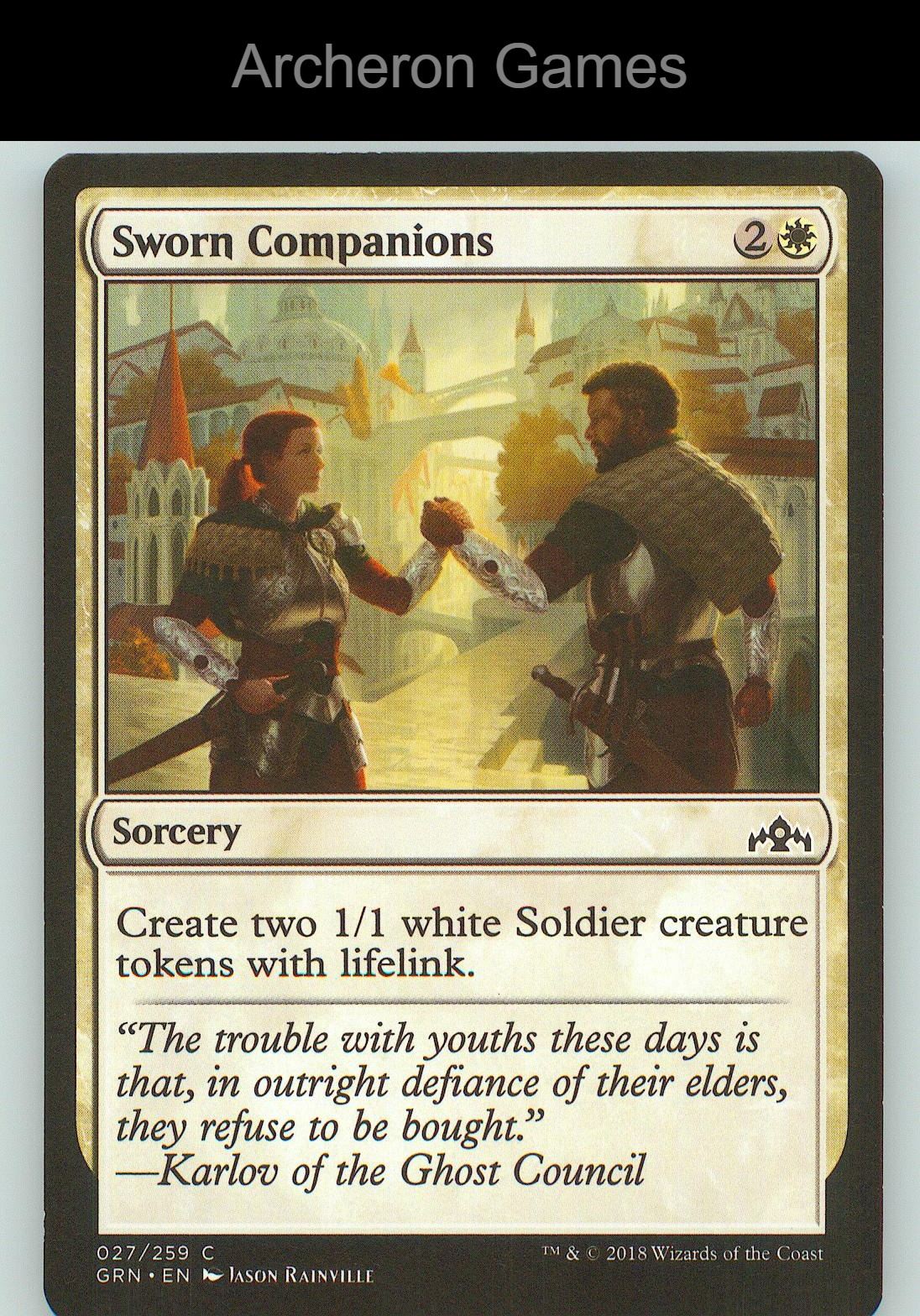 Sworn Companions GRN 27 C MTG Card NM/EX+
