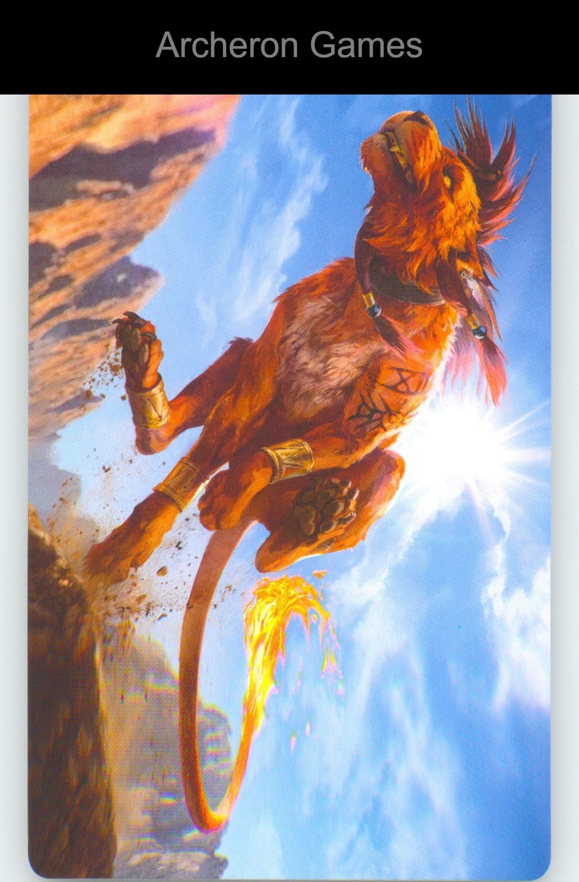 Red XIII, Proud Warrior Art Card AFFIN 30 Special MTG Card NM/EX+