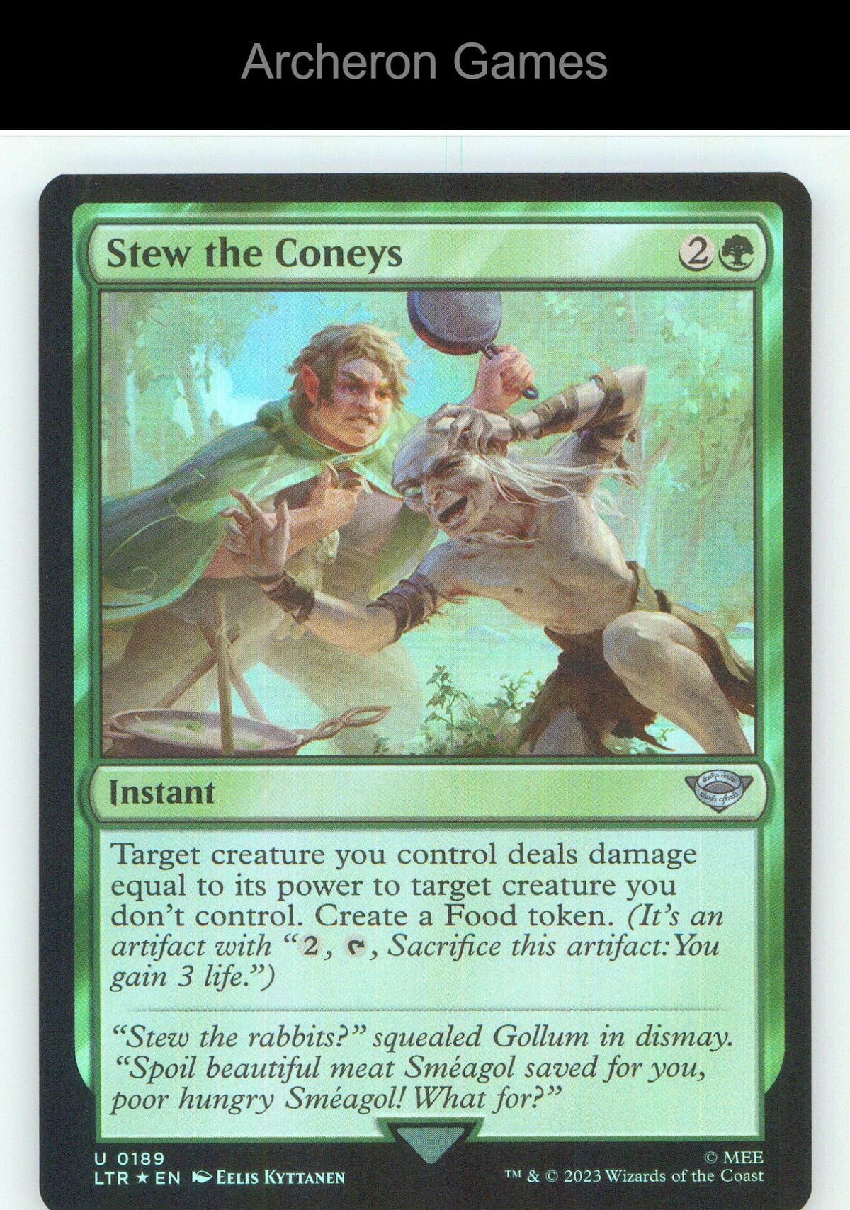 Stew the Coneys LTR 189 UC MTG Card NM/EX+ Foil