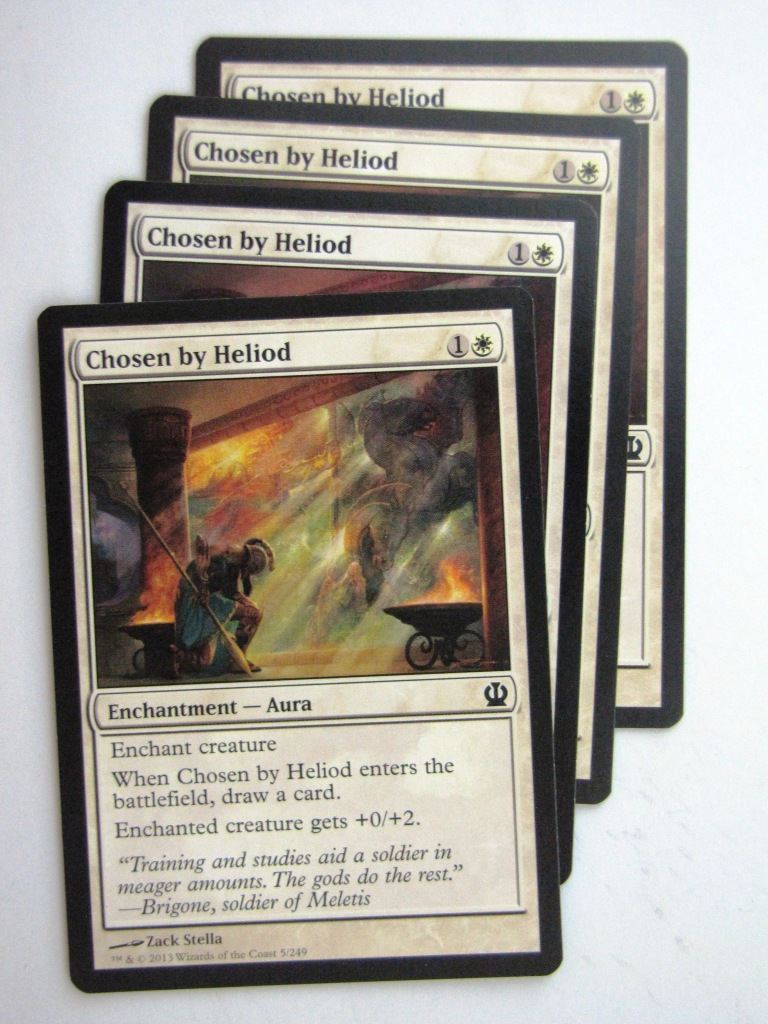 MTG Magic Cards: CHOSEN BY HELIOD x4 Theros playset # 23J36