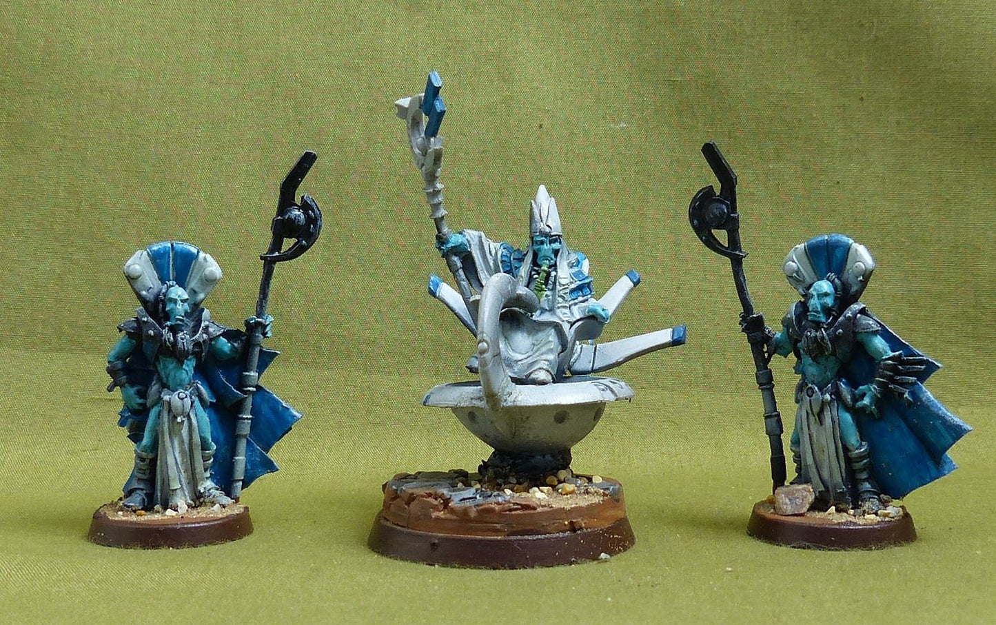 Aun�va Master Of The Undying Spirit With Guards OOP painted - Tau Empire - Warhammer 40K #2YL