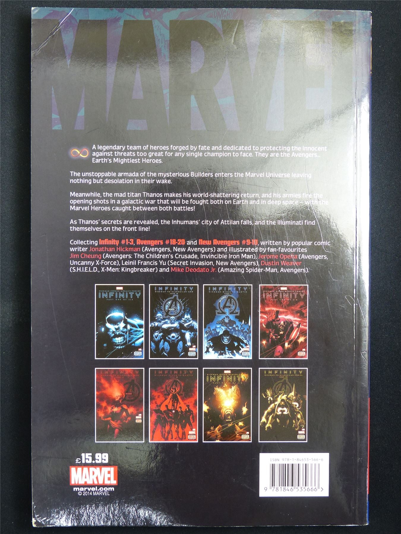 Infinity volume 1 - Marvel Graphic Softback #2VR