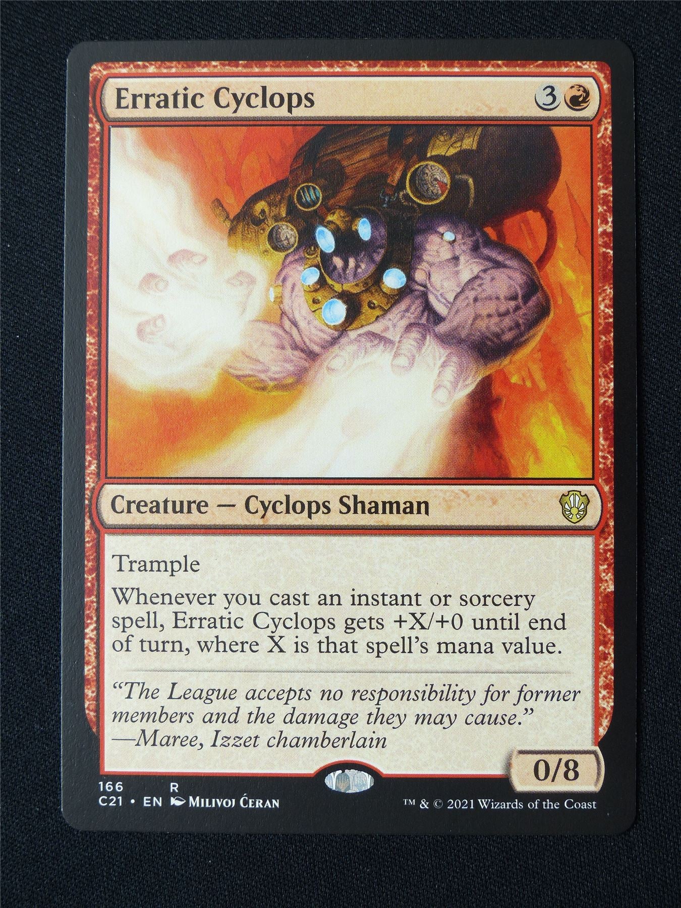 Erratic Cyclops - C21 - Mtg Card #9C8