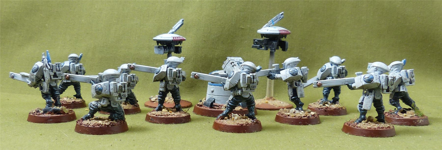 Fire Warriors Strike Team painted - Tau Empire - Warhammer 40K #2XP