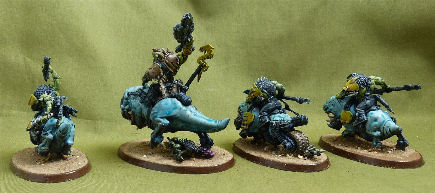 Squighog Boyz painted - Orks - Warhammer 40K #50F