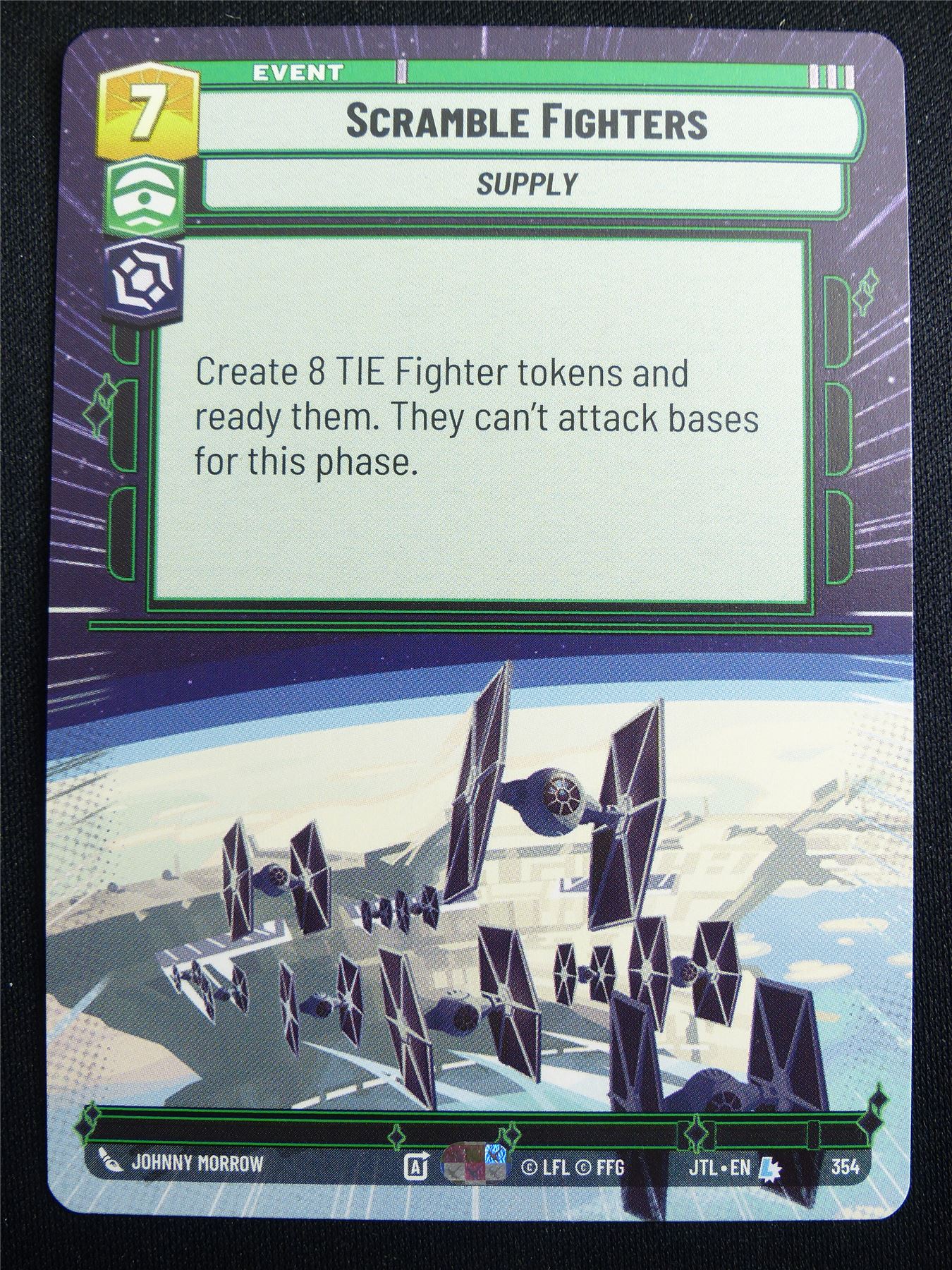 Scramble Fighters 354 Hyperspace - Star Wars Unlimited Card #4G2