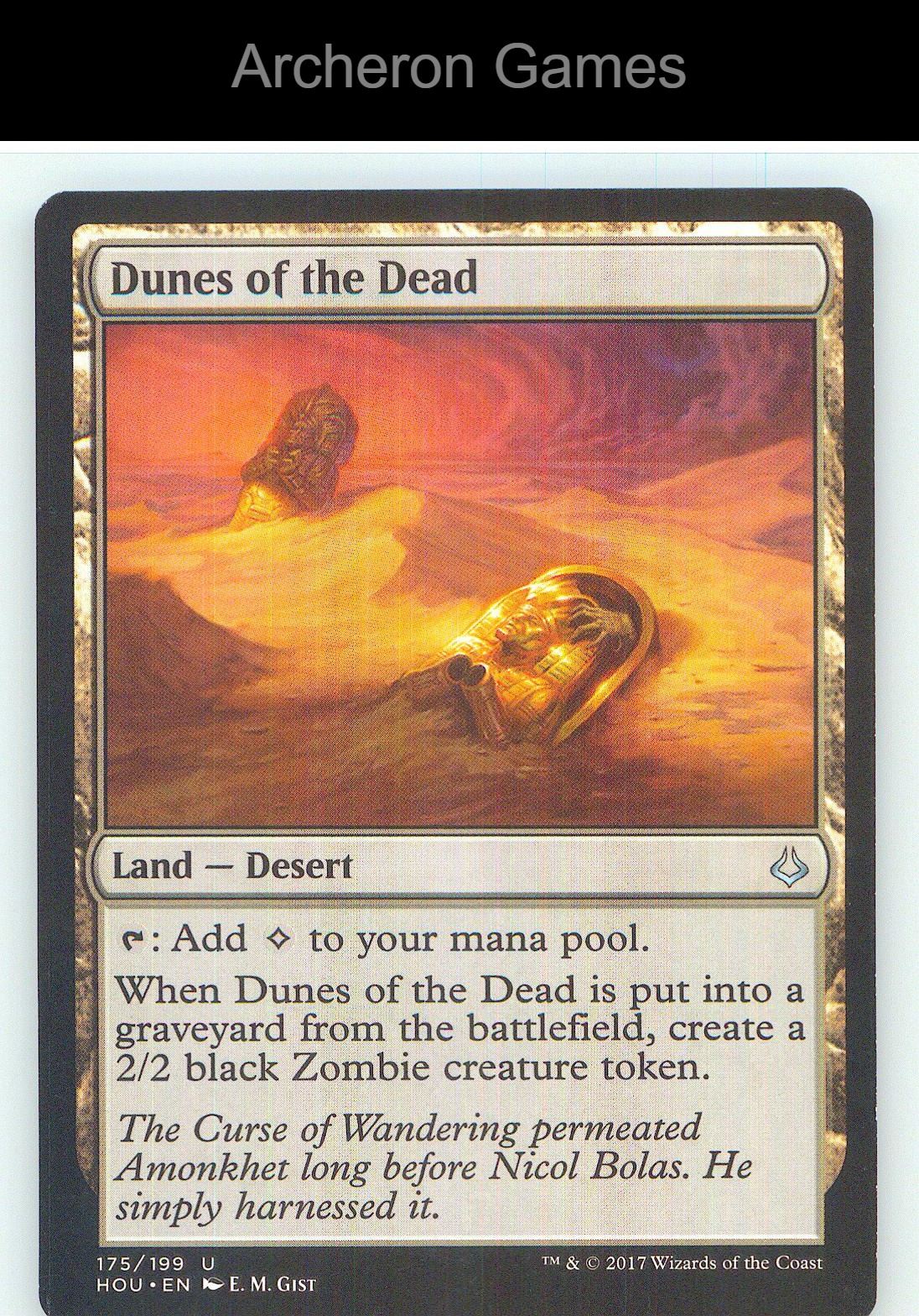 Dunes of the Dead HOU 175 UC MTG Card NM/EX+
