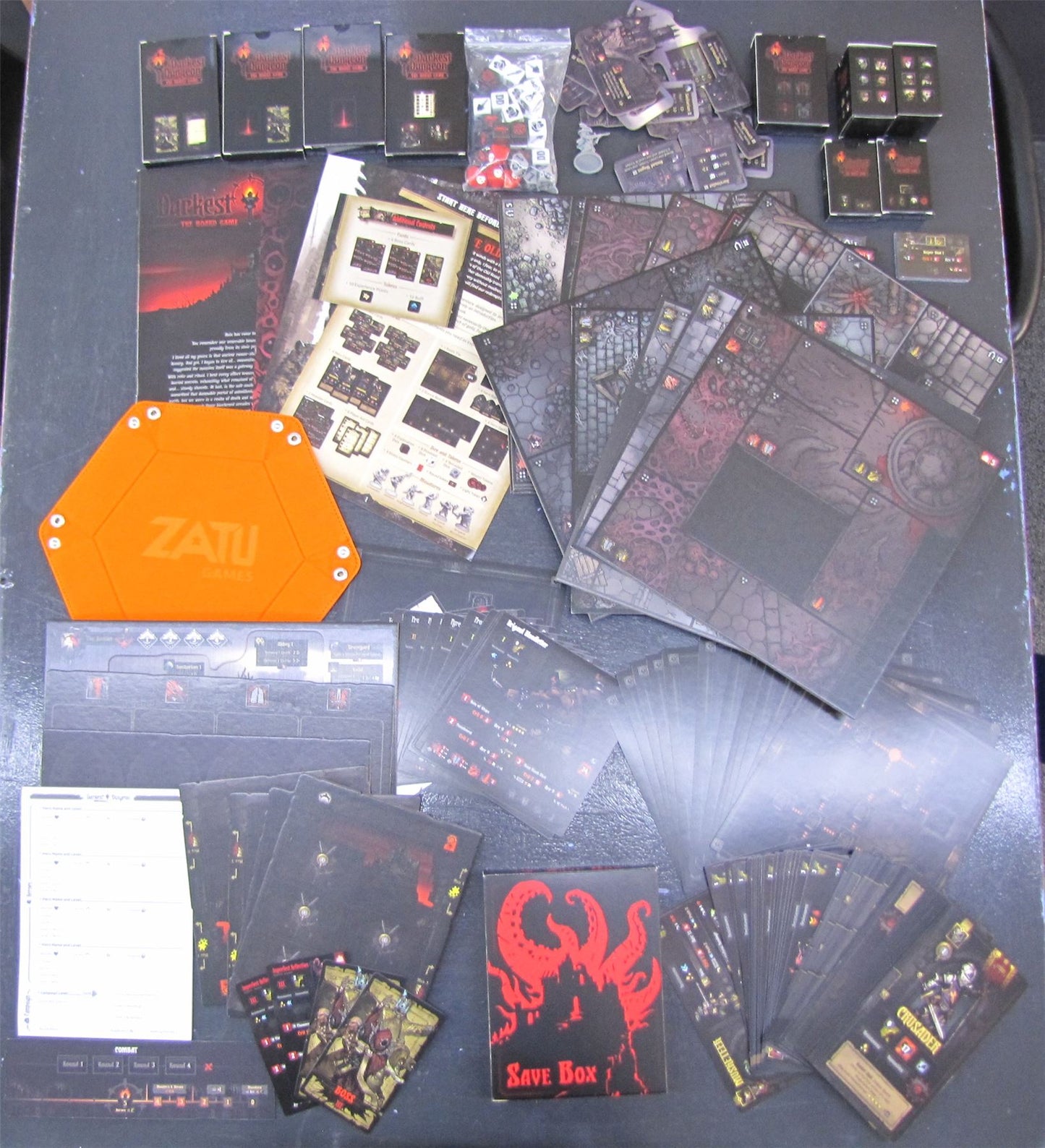 Darkest Dungeon And Additional Components - Board Game #AO