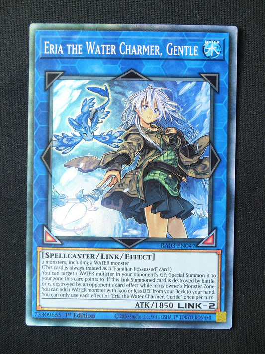 Eria the Watrer Charmer Gentle RA03 Collector Rare - 1st ed Yugioh Card #56E