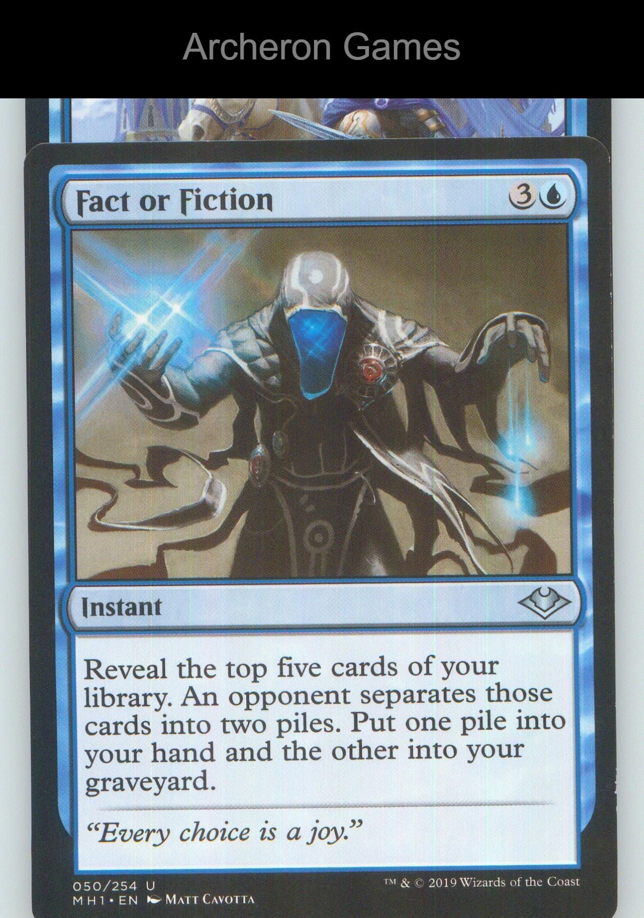 Fact or Fiction MH1 50 UC MTG Card NM/EX+