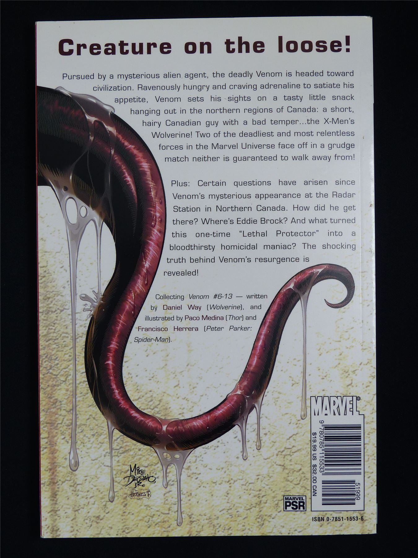 Venom: Run - Marvel Graphics Softback #1PQ