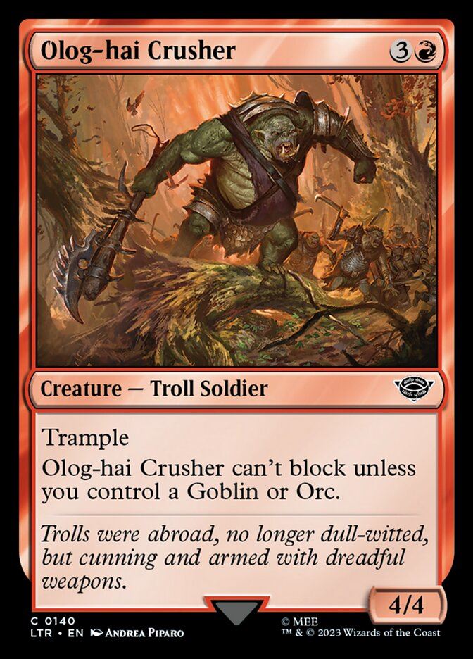 Olog-hai Crusher - The Lord of the Rings: Tales of Middle-earth ltr