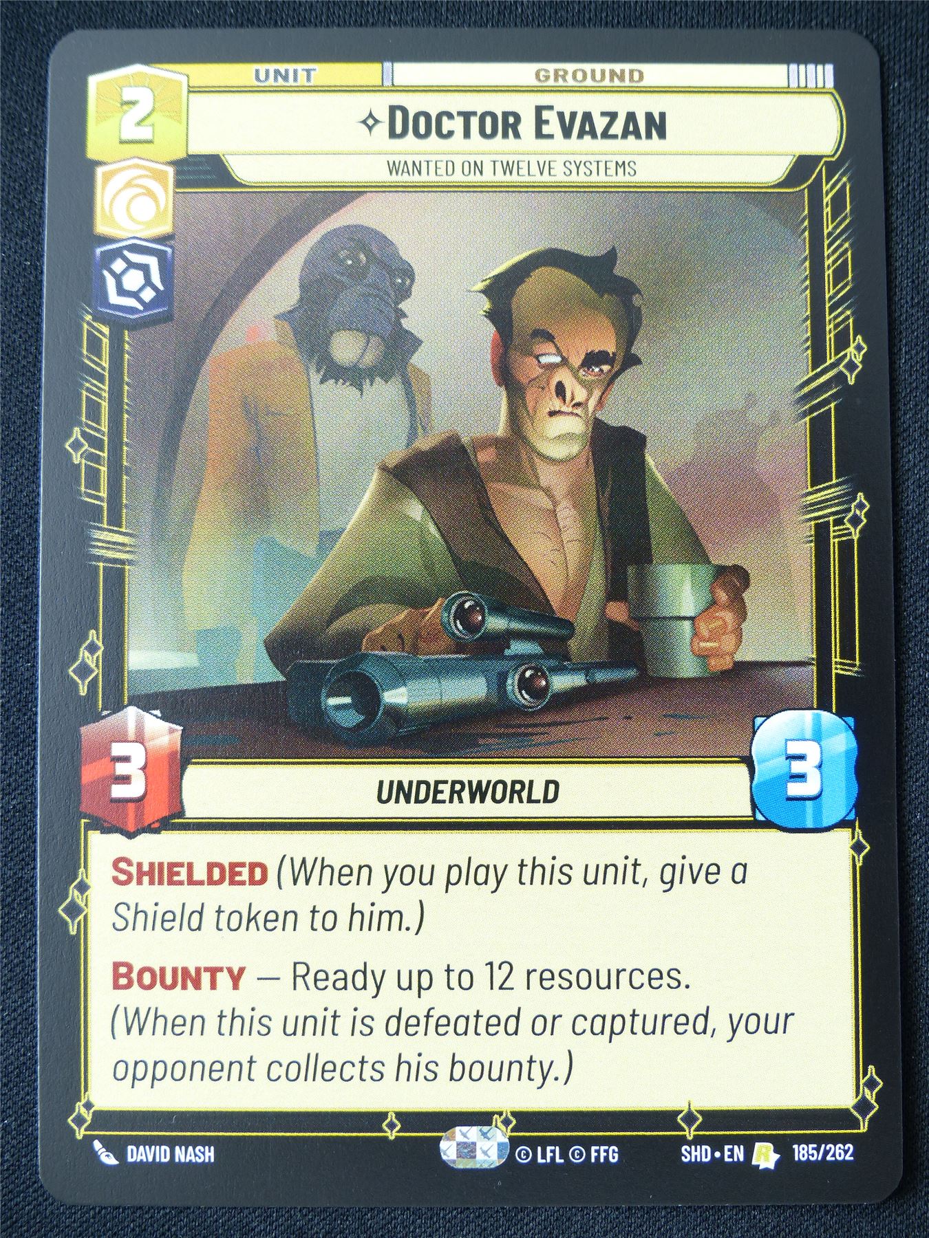 Doctor Evazan 185/262 - Star Wars Unlimited Card #11R