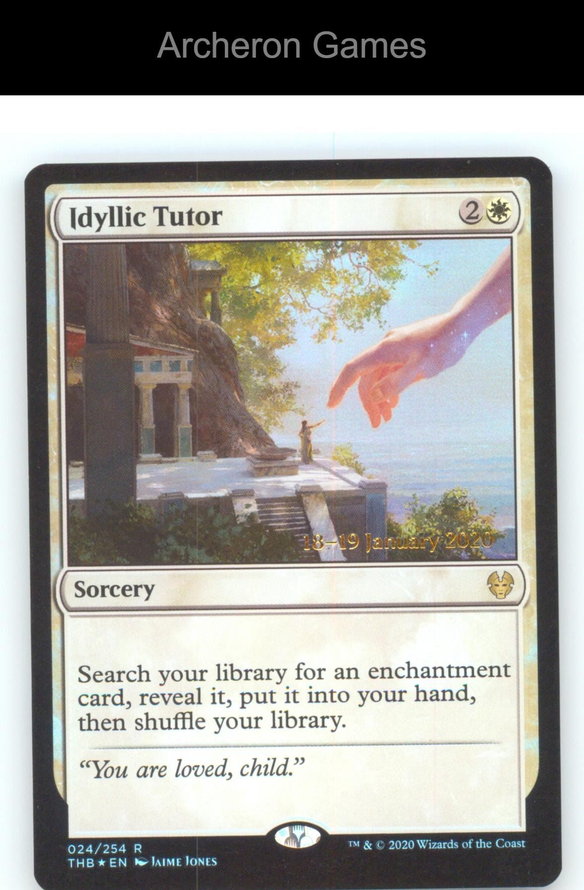 Idyllic Tutor THB 24 R MTG Card Theros Beyond Death FOIL