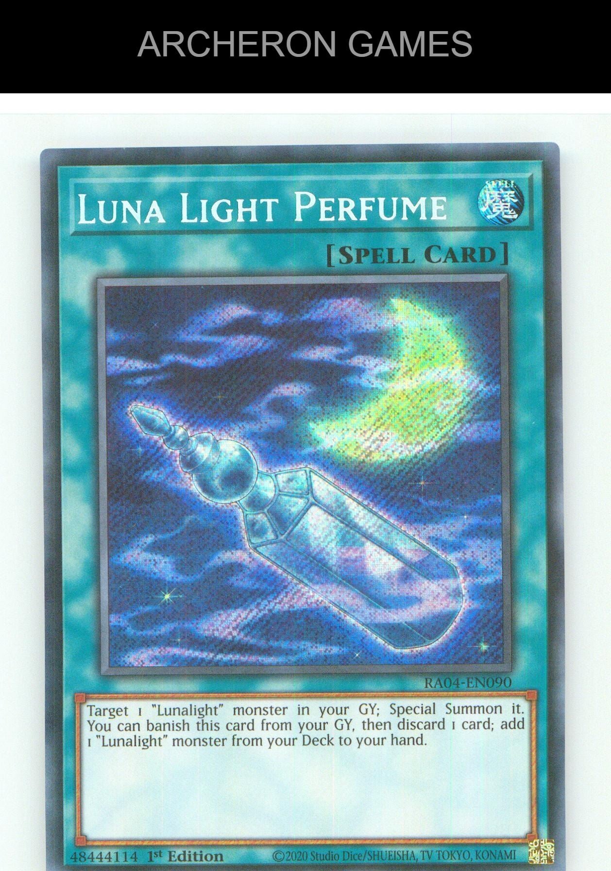 Luna Light Perfume (Secret Rare) SEC YUGIOH Card 1st Edition