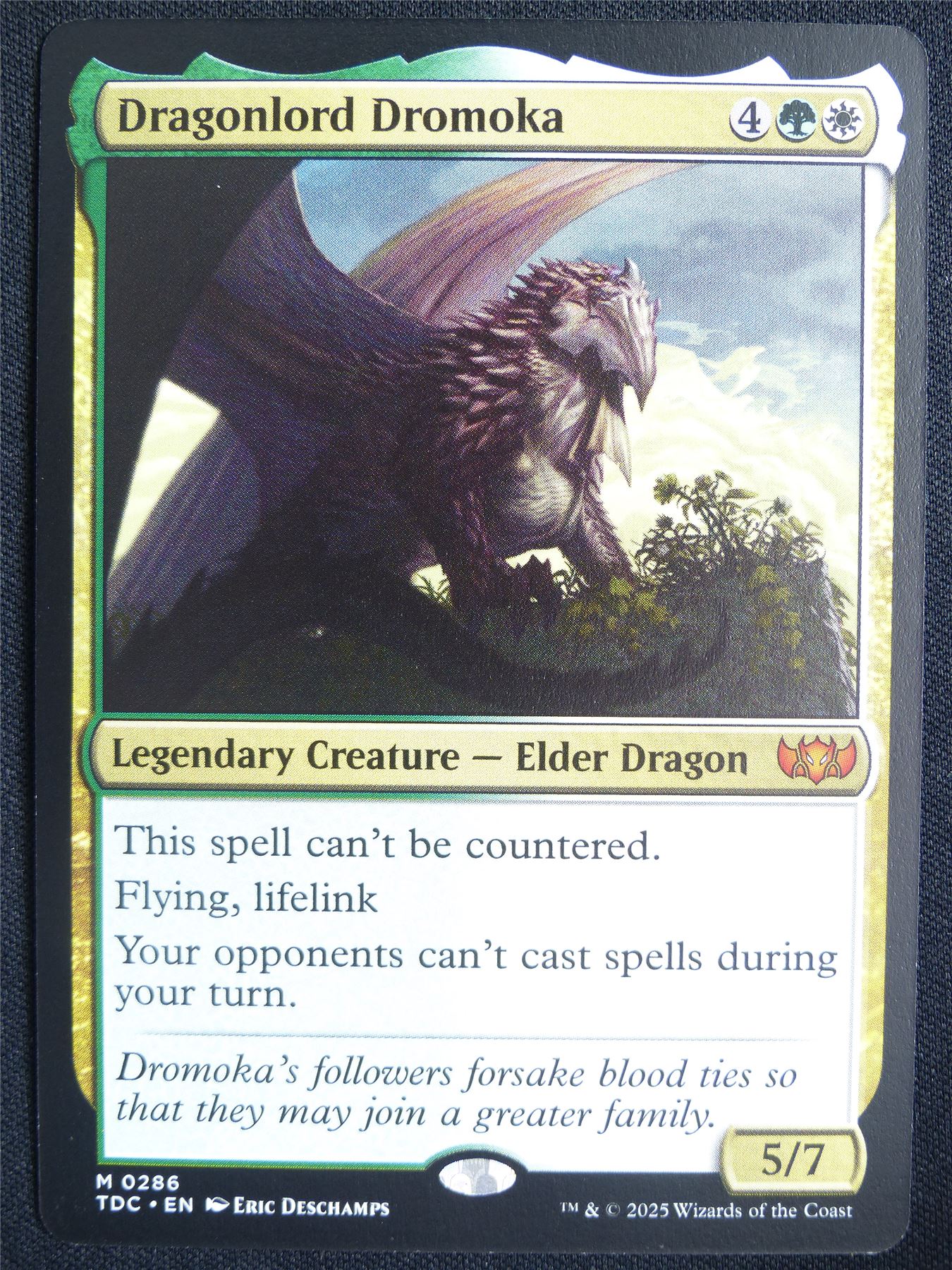 Dragonlord Dromoka - TDC - Mtg Card #5P3