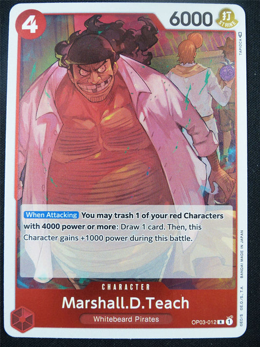 Marshall.D.Teach OP03-012 R Foil - One Piece Card #9P