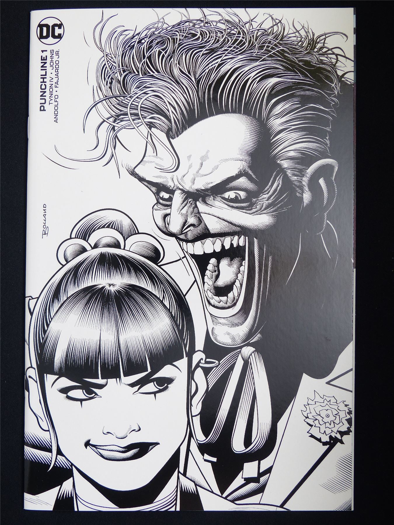 PUNCHLINE #1 B&W Cover - DC Comic #6J1
