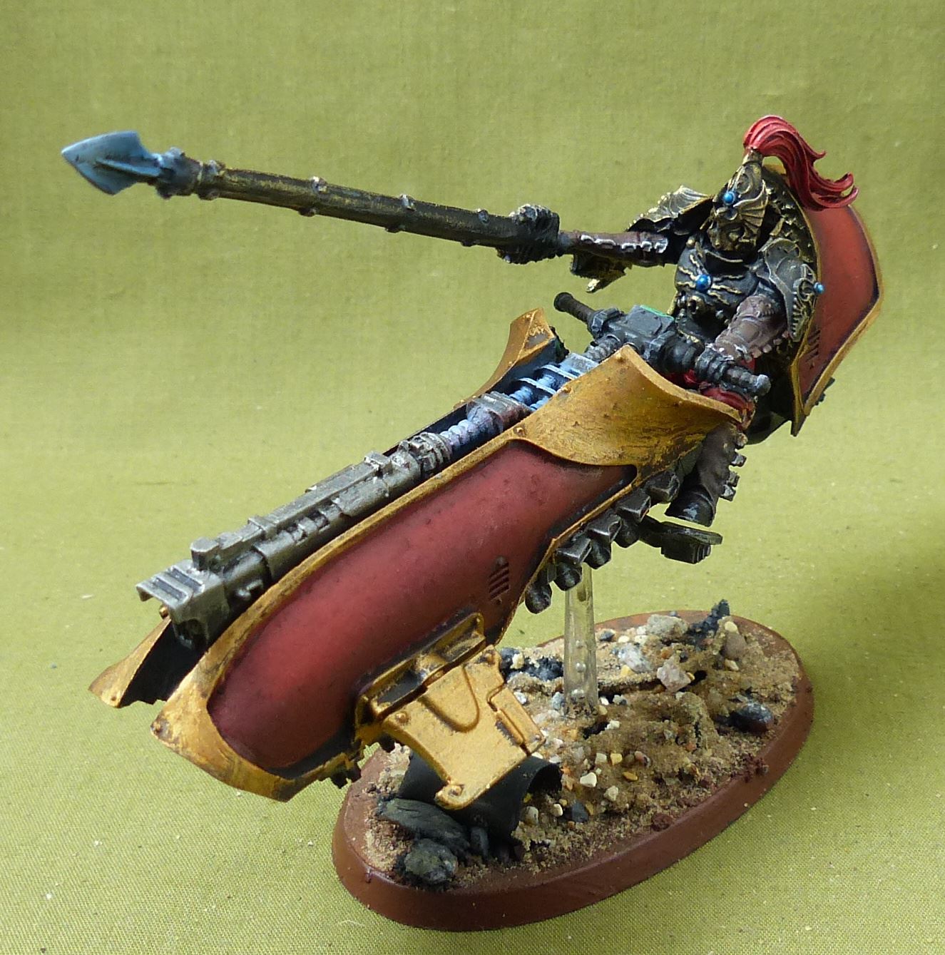 Legio Custodes Gyrfalcon Pattern Jetbike painted - Adeptus Custodes - Warhammer 40K #30I