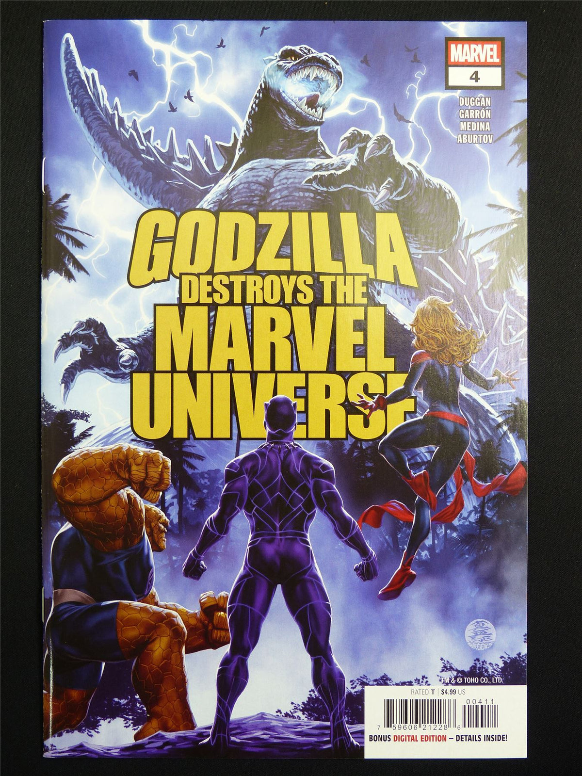 GODZILLA Destroys the Marvel Universe #4 Cvr A - Marvel Comic #4EM