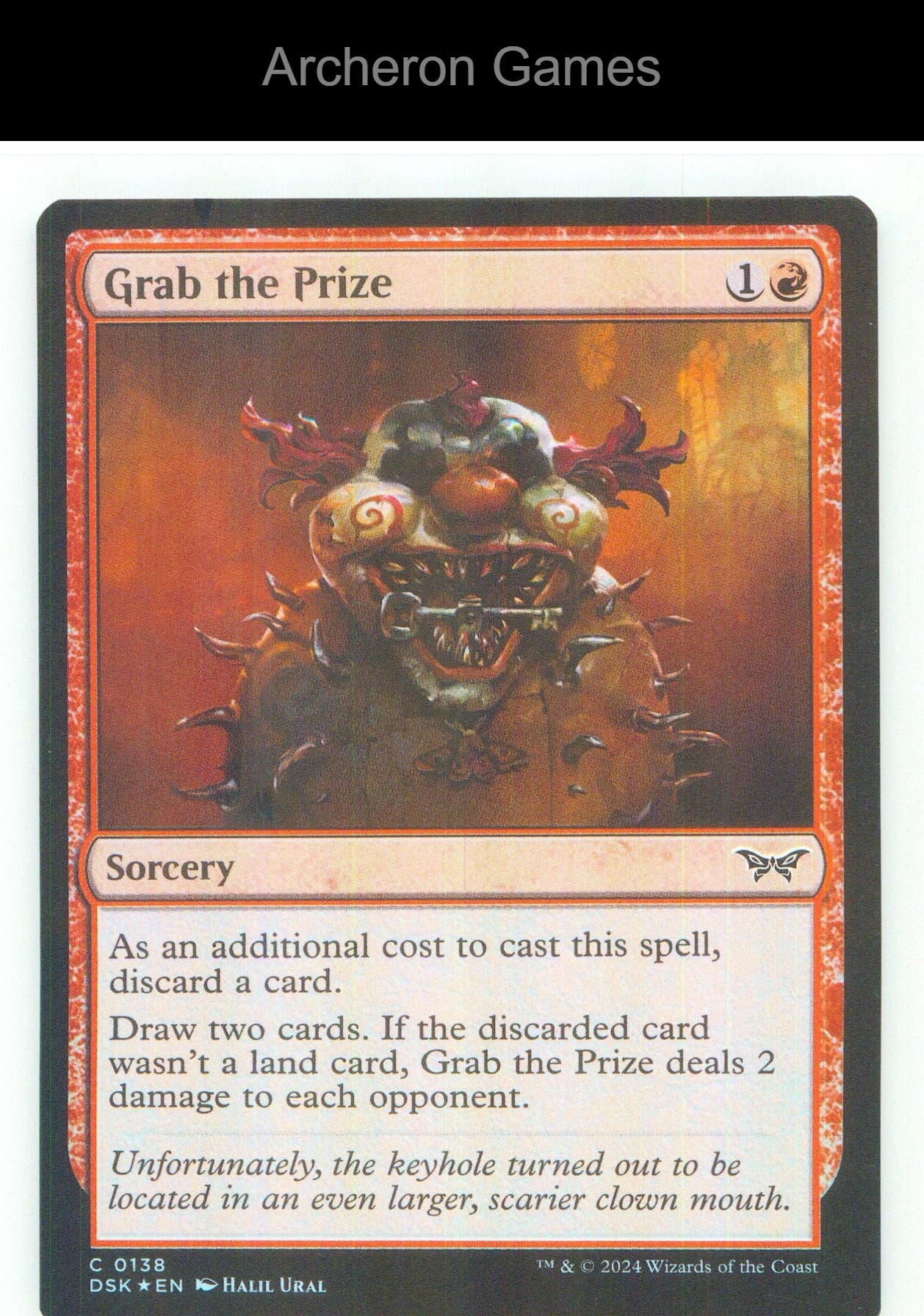 Grab the Prize DSK 138 C MTG Card NM/EX+ Foil